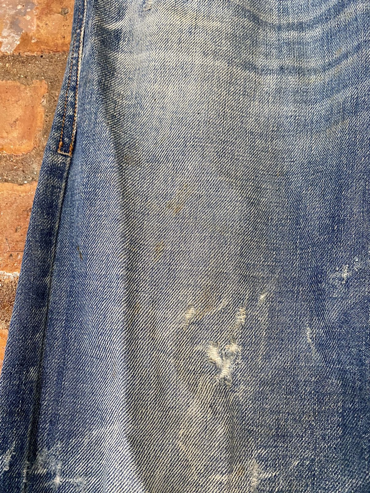 Diesel 2000s Diesel Distressed Dirty Whisker raw flare denim Size US 33 - 8 Thumbnail