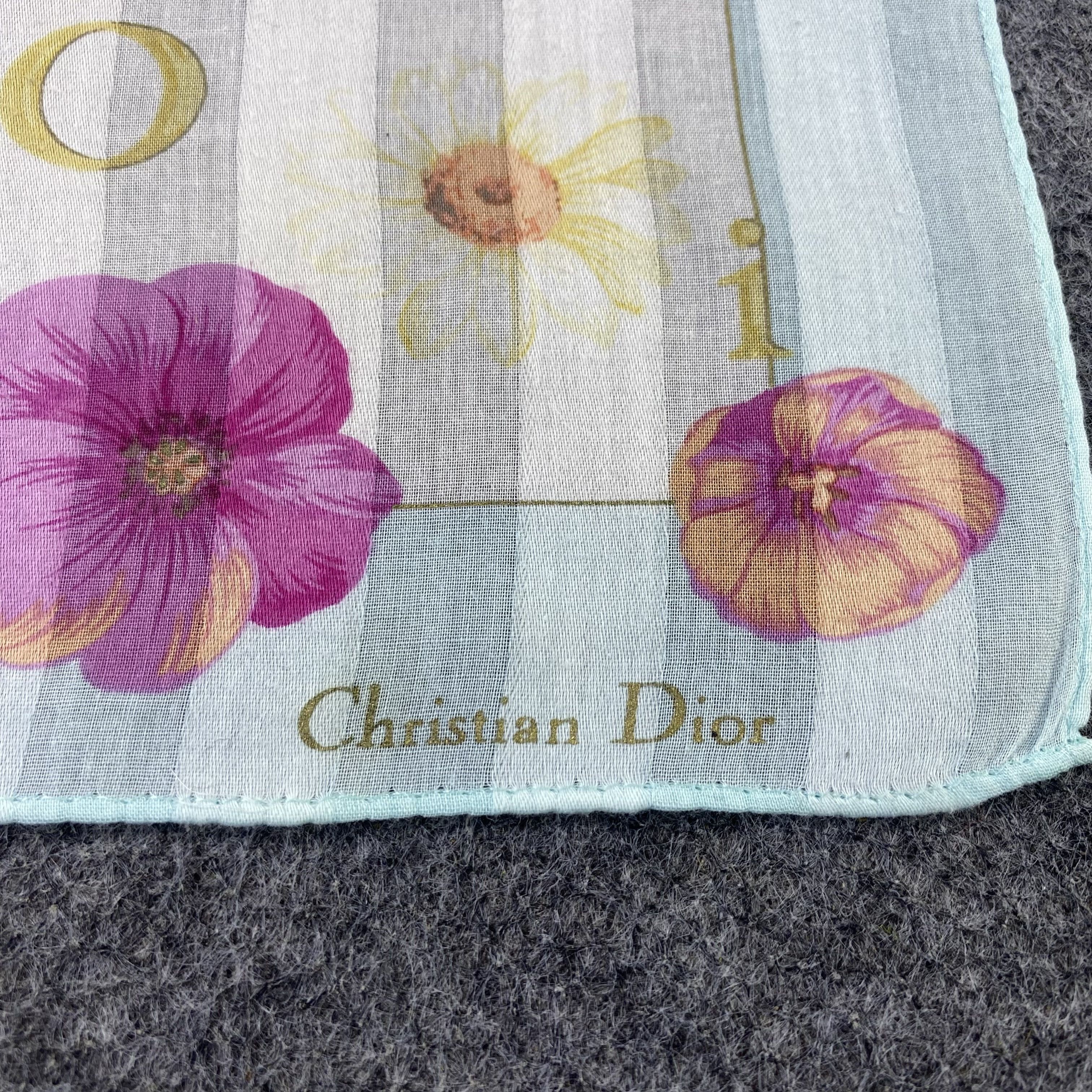 Vintage Christian Dior Handkerchief Neckerchief Bandana-B2070 Size ONE SIZE - 7 Thumbnail