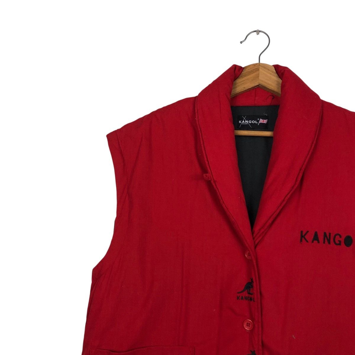 Japanese Brand × Vintage 📌Vintage Tanktop Sleeveless Kangol Big Logo Streetwear Size US M / EU 48-50 / 2 - 8 Thumbnail