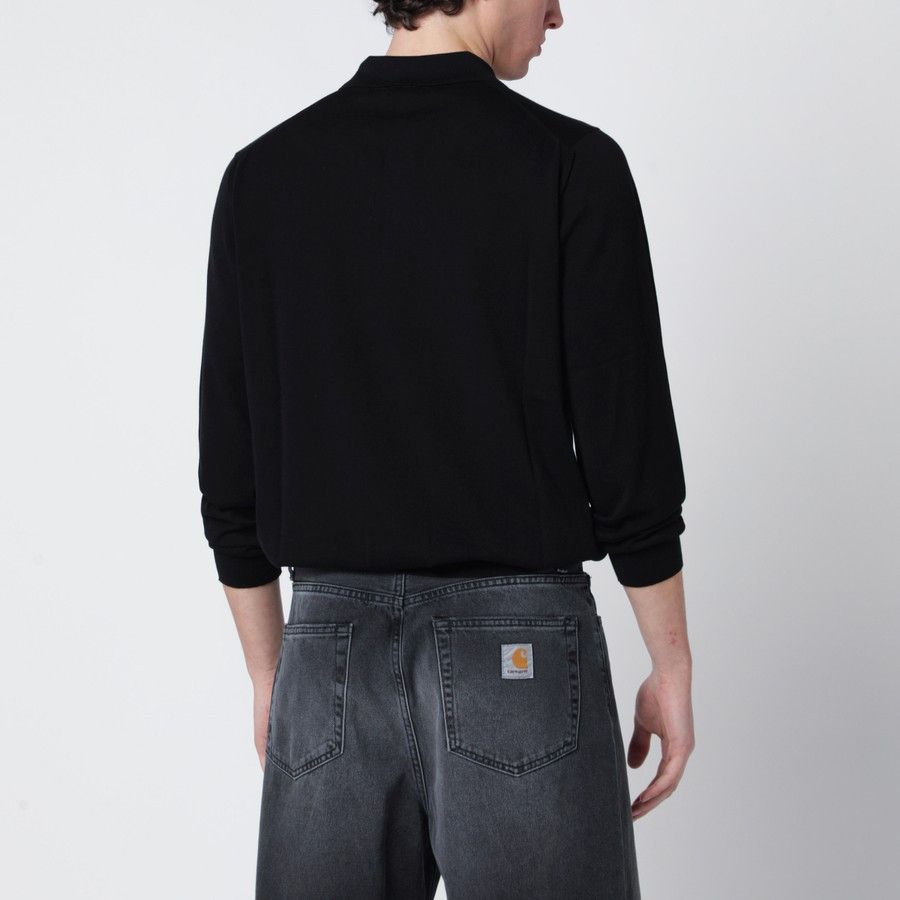 Drumohr o1d2blof0226 Cotton Polo Shirt in Black Size US M / EU 48-50 / 2 - 3 Thumbnail