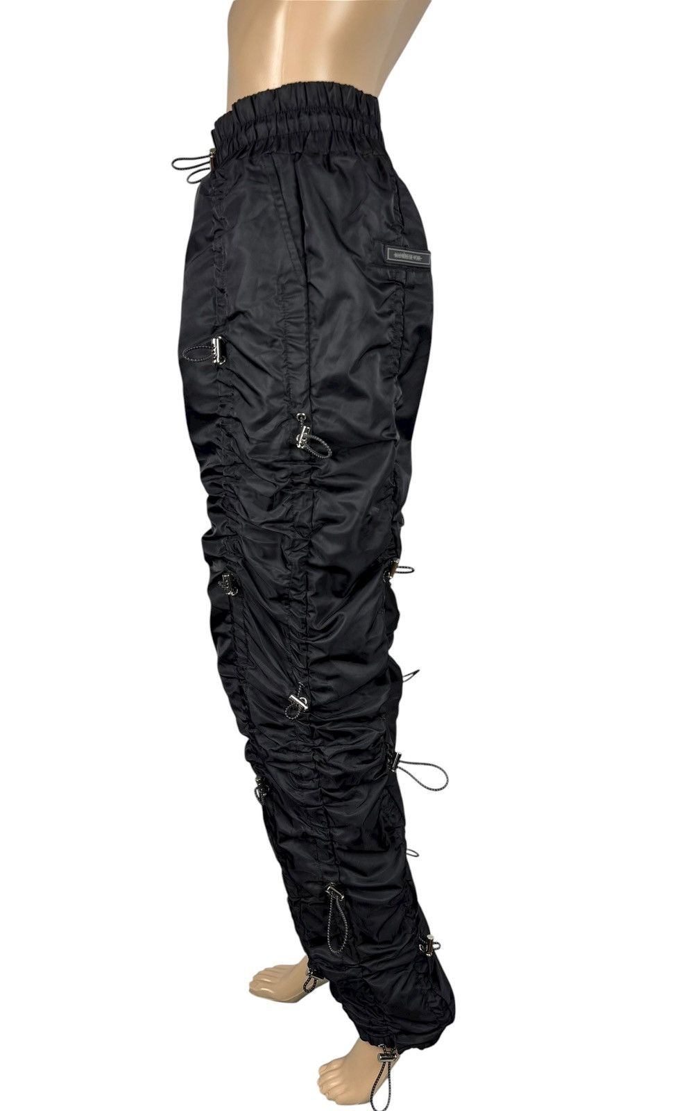 Maniere De Vior Maniere De Voir Bungee Ruched Pants Cargo Nylon size M Size 28" / US 6 / IT 42 - 5 Thumbnail