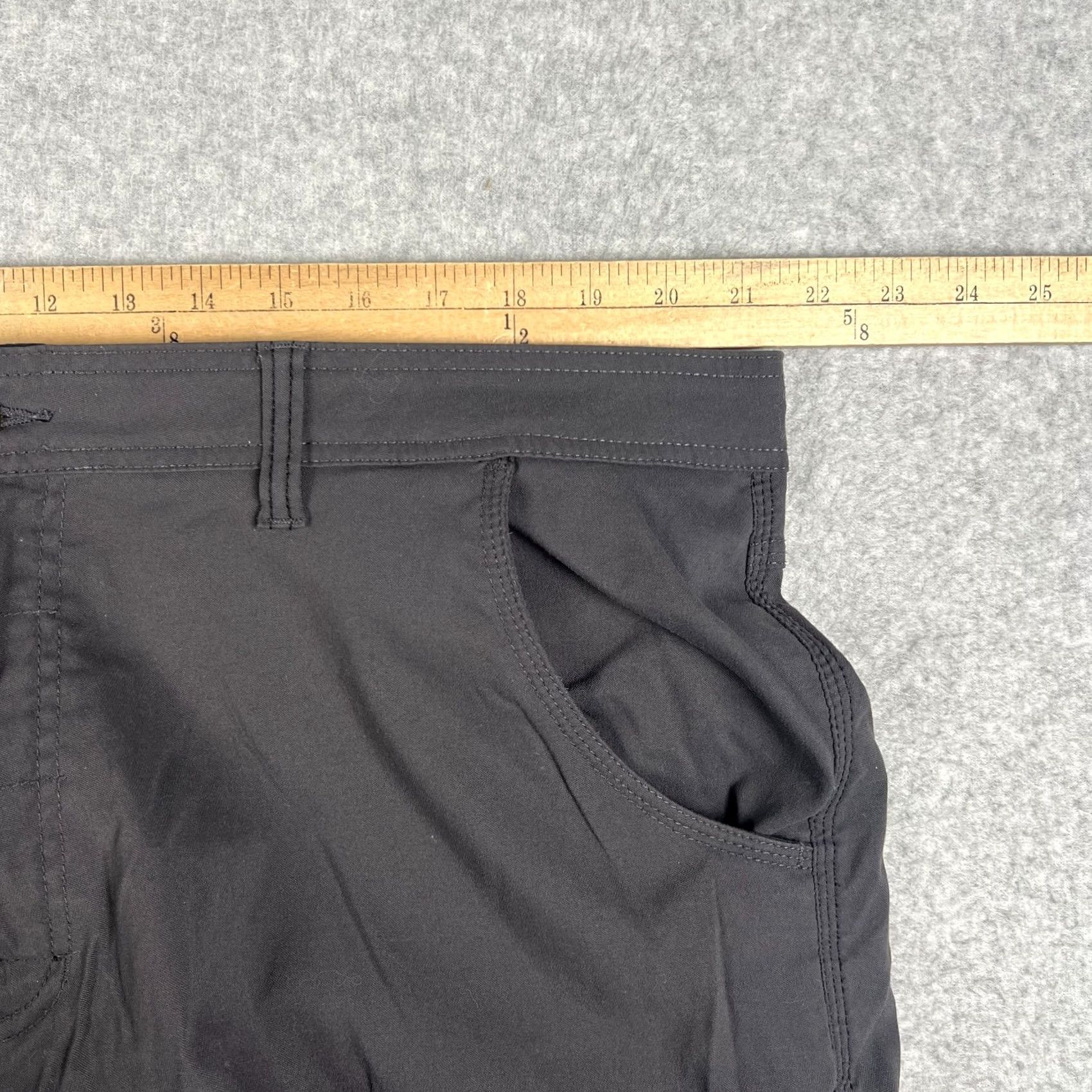 Prana Prana Stretch Zion II Pants Straight Hiking Belt Roll Snap Up Grey 42x36 Large Size US 42 / EU 58 - 5 Thumbnail