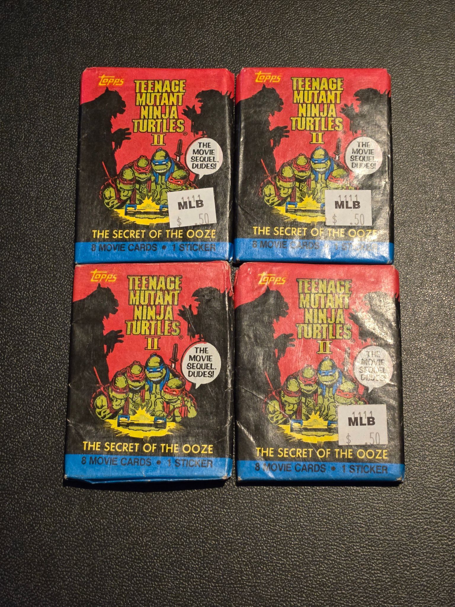 Other Topps Teenage Mutant Ninja Turtles II Sealed Movie Card Size ONE SIZE - 1 Thumbnail