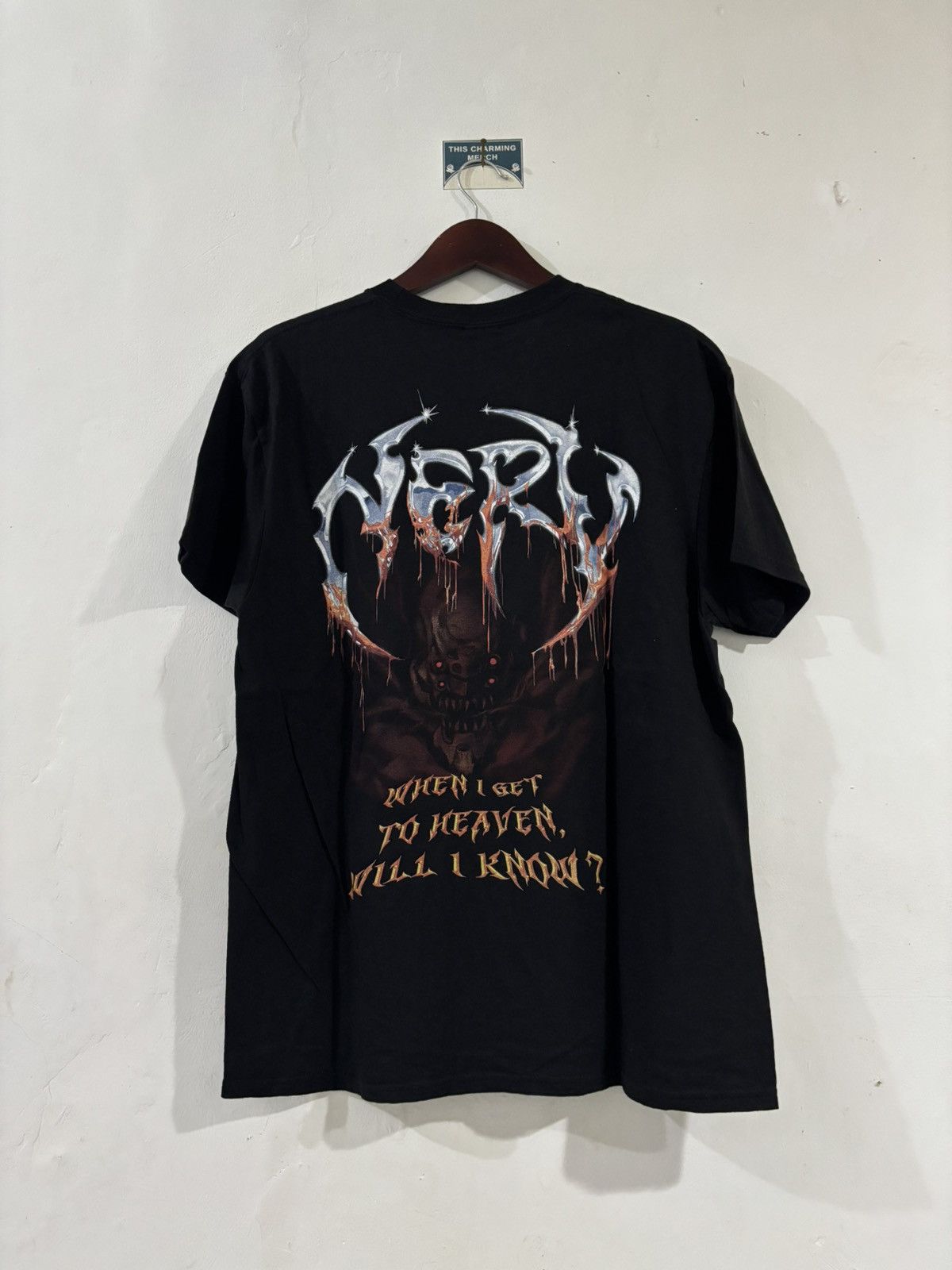 Anime × Japanese Brand BOOTLEG EVANGELION INSPIRED BY OBITUARY Size US L / EU 52-54 / 3 - 4 Thumbnail