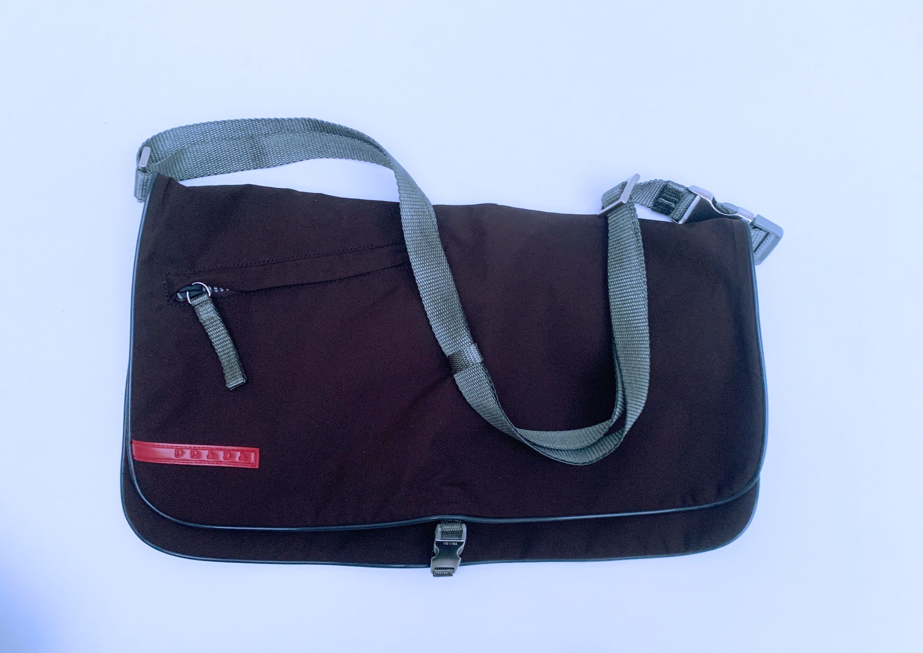 Prada PRADA Linea Rossa Brown Cross Body - Shoulder Bag Size ONE SIZE - 13 Thumbnail