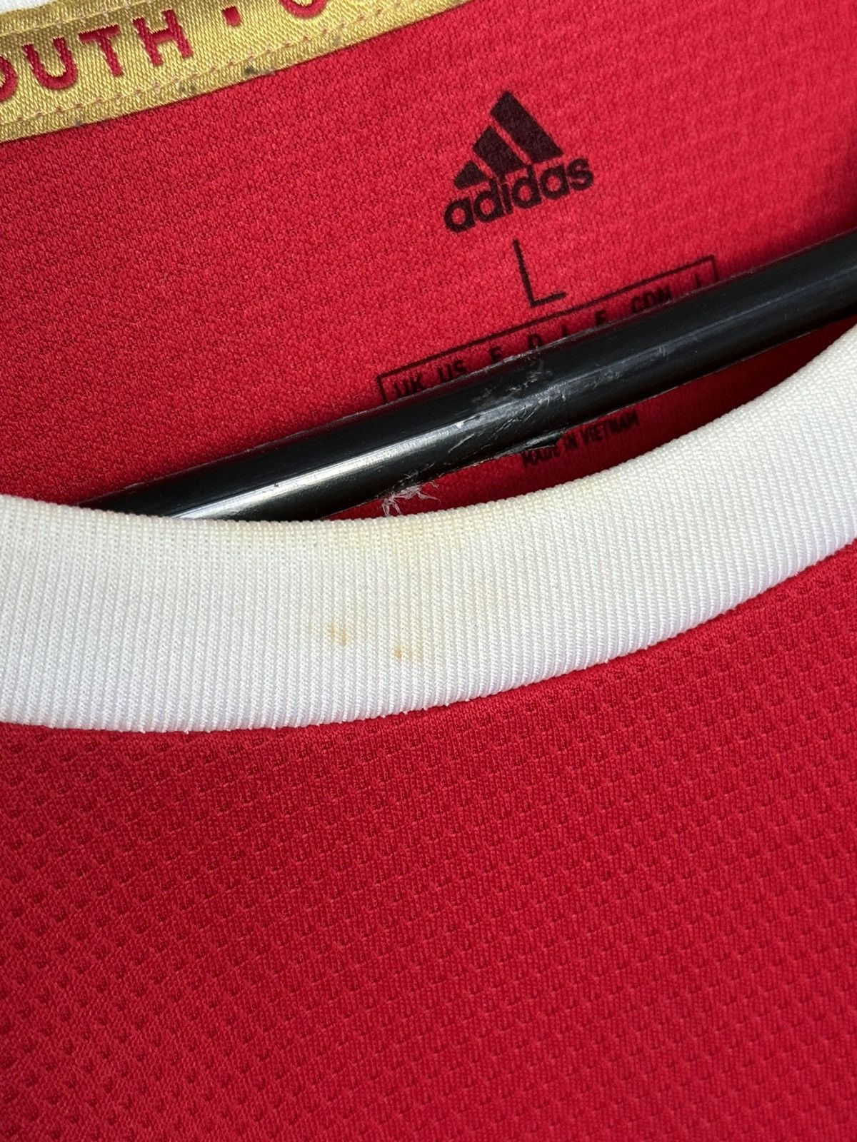 Adidas sticky prints Manchester United 21/22 Home Ronaldo Jersey Size US L / EU 52-54 / 3 - 7 Thumbnail
