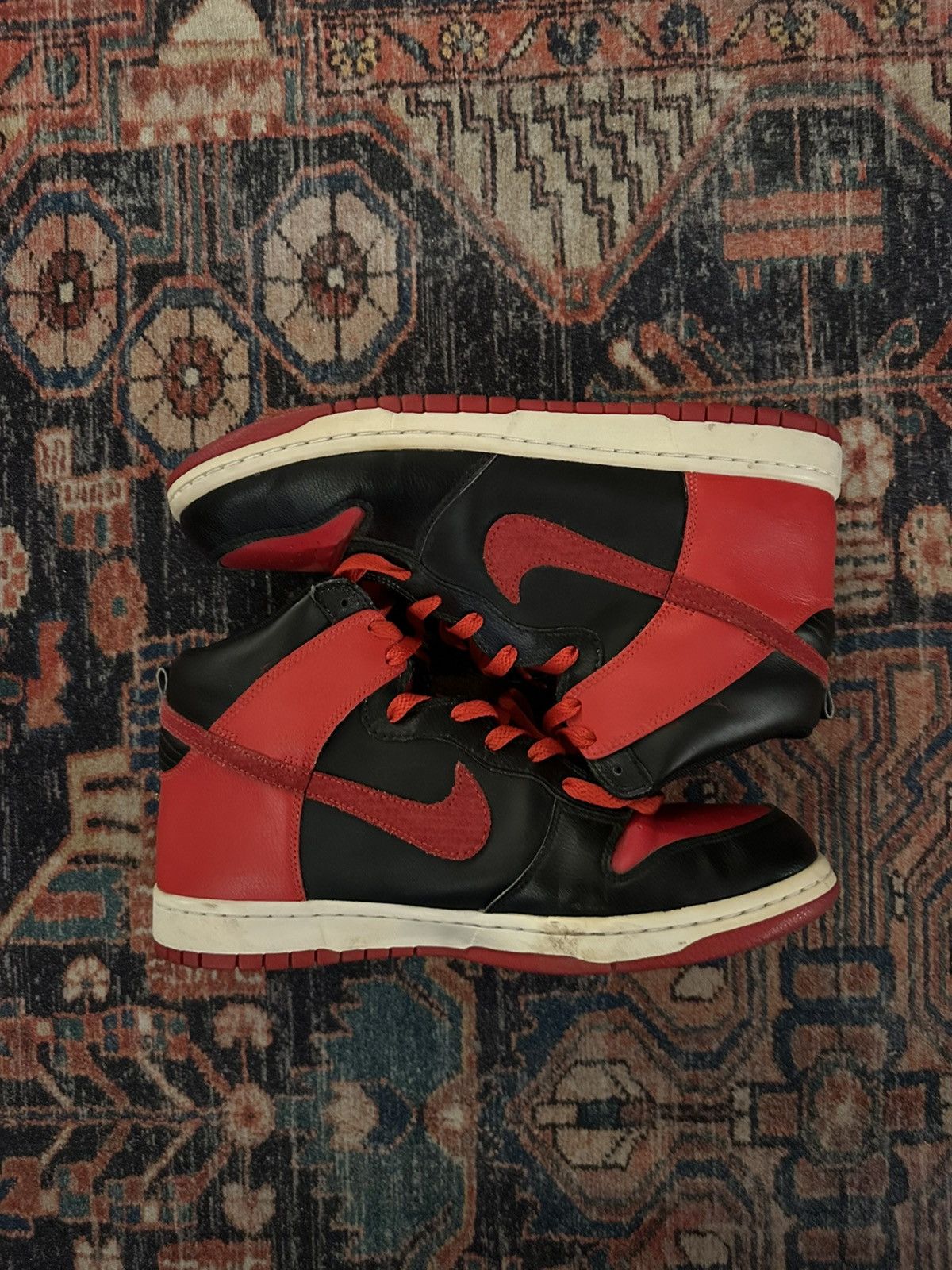 Nike Dunk SB high J-pack Bred Size