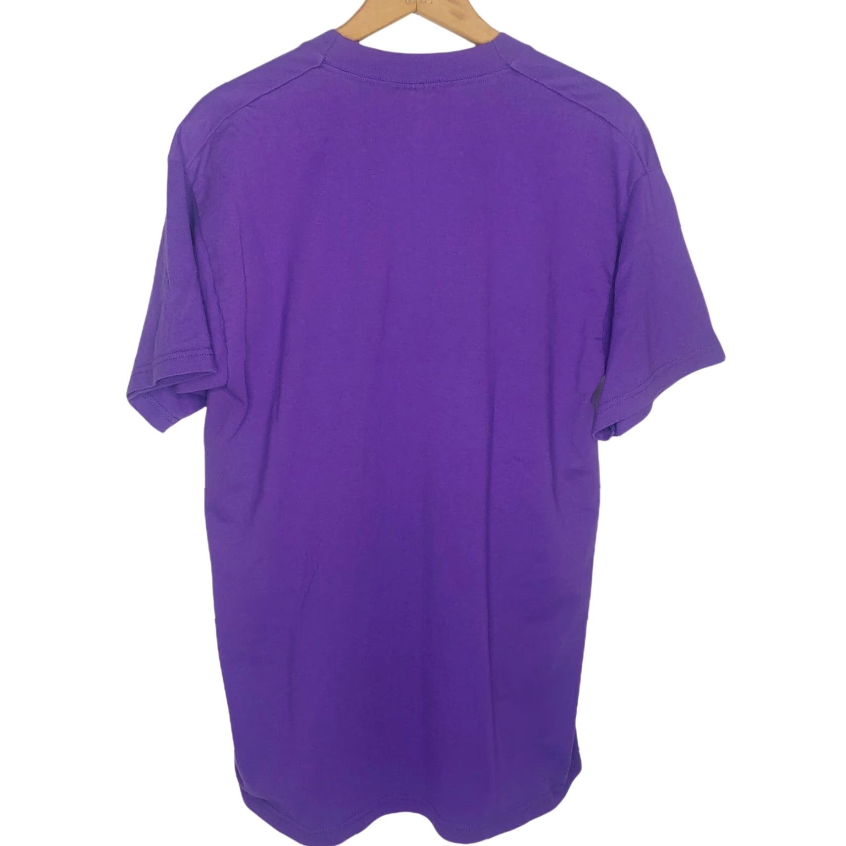 Fruit Of The Loom Tampa Florida Shirt L Purple Sailboat Beach Purple Retro Waves Vintage 1990s T-Shirt Men Short Sleeve Crew Neck Graphic Print Size US L / EU 52-54 / 3 - 3 Thumbnail