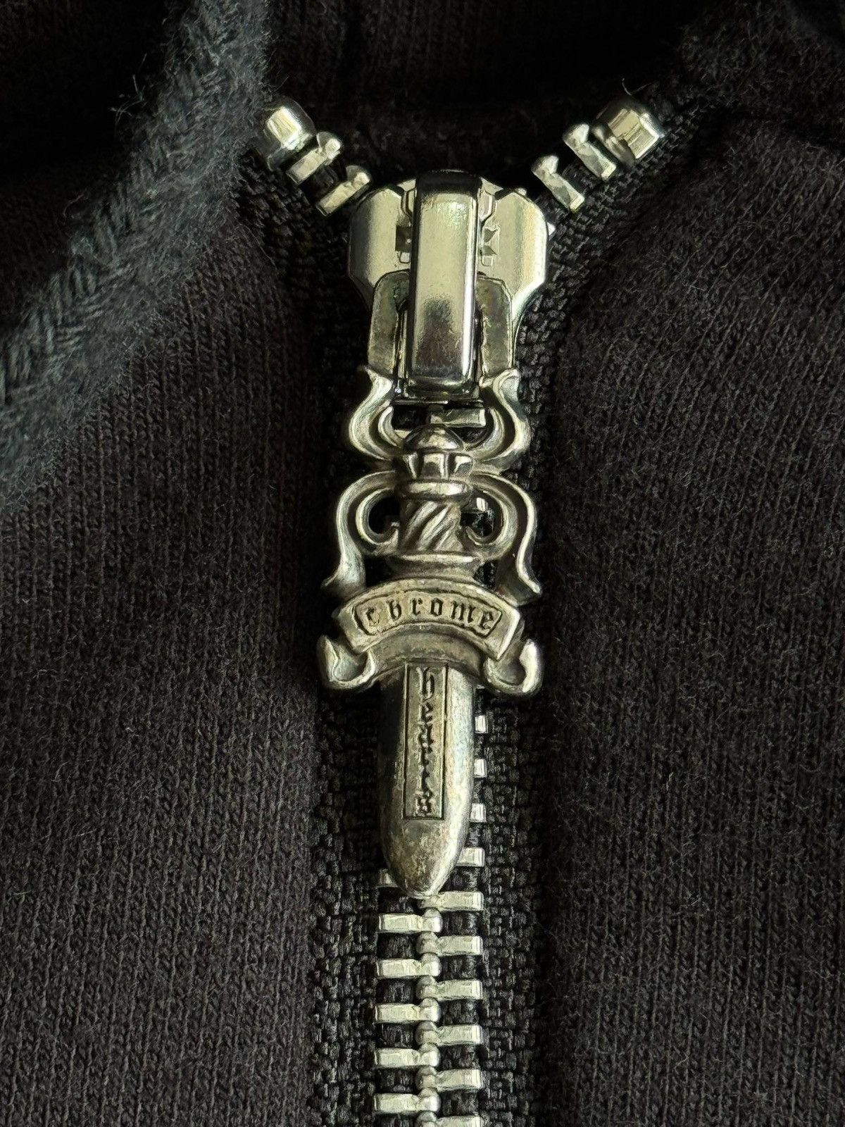 Chrome Hearts Rare Womens - Cross Patched Zip Hoodie Size M / US 6-8 / IT 42-44 - 6 Thumbnail