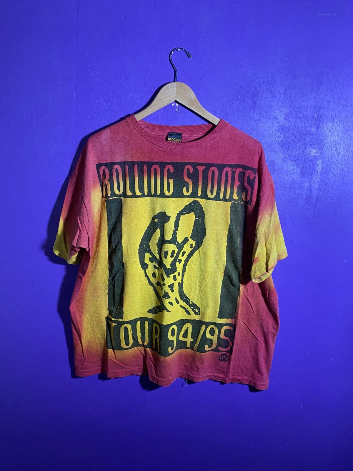 Band Tees × Vintage Vintage 94/95 Rolling Stones voodoo lounge tie dye t-shirt Size US XXL / EU 58 / 5 - 1 Thumbnail