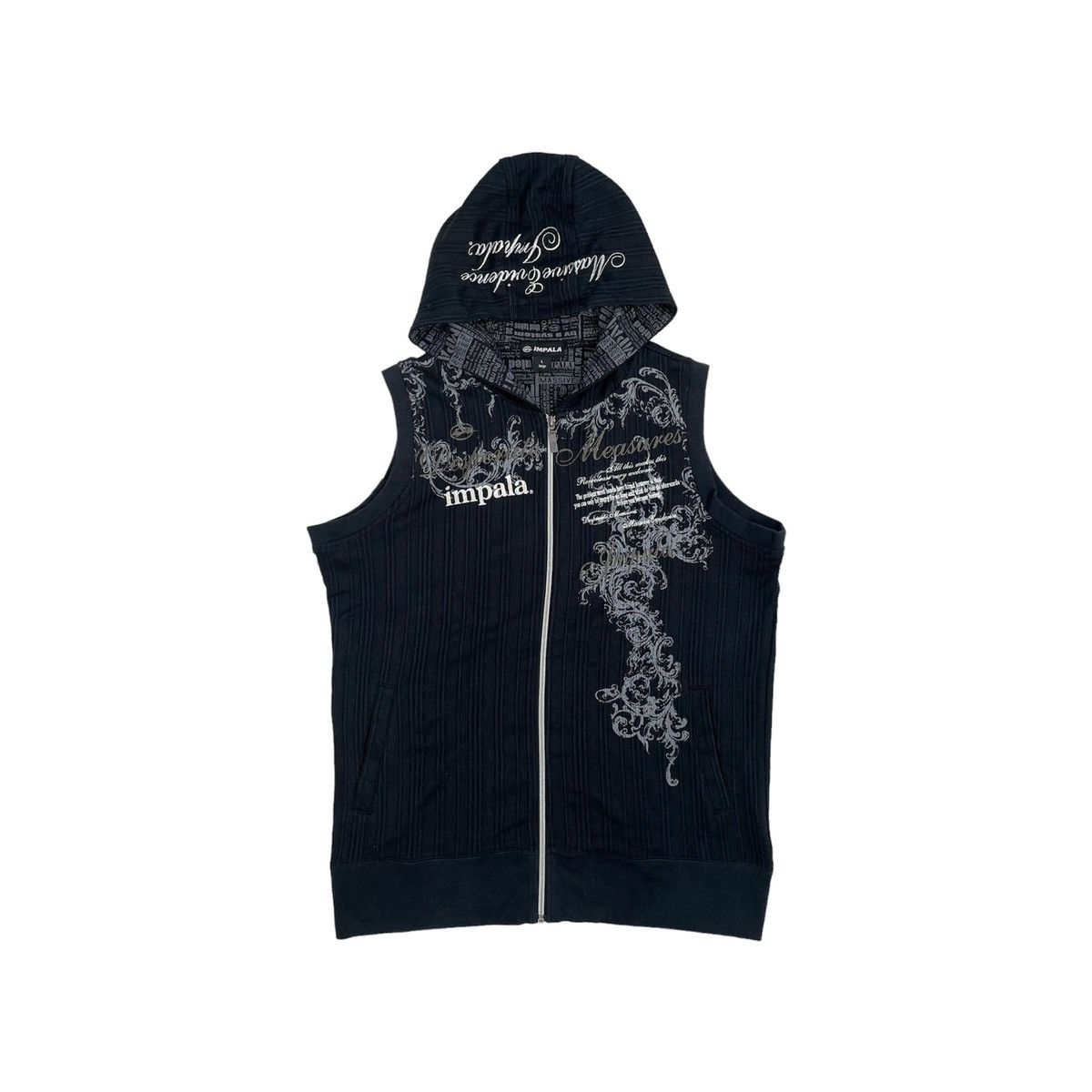 20471120 IMPALA sleeveless zip hoodie ifsixwasnine style Size US L / EU 52-54 / 3 - 1 Thumbnail