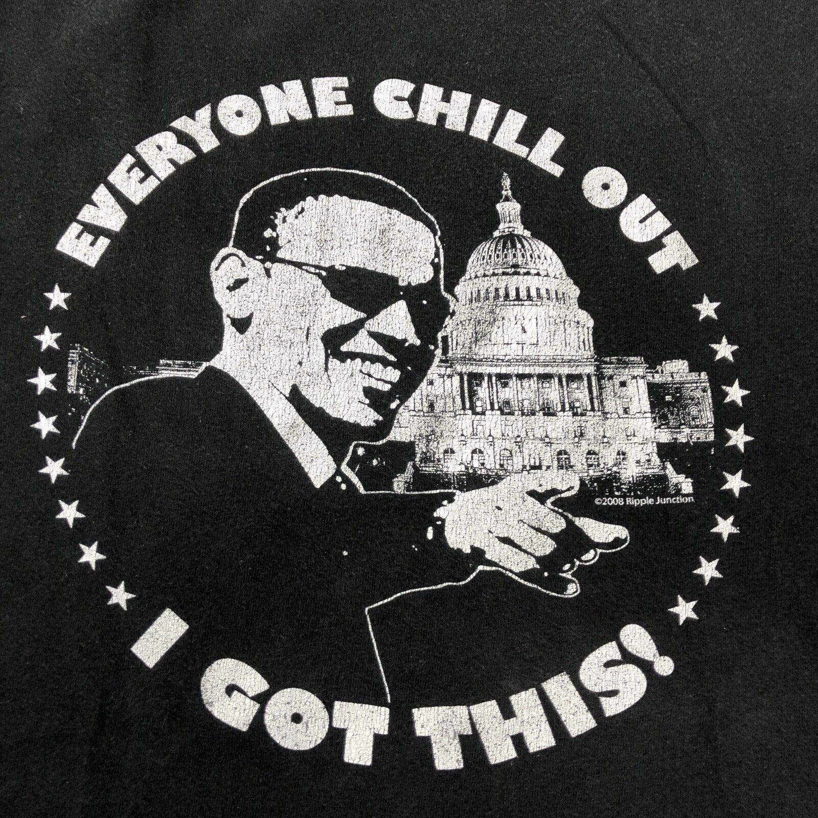 Vintage 2008 Ripple Junction Obama Chill I Got This Tee Size Small Size US S / EU 44-46 / 1 - 2 Thumbnail