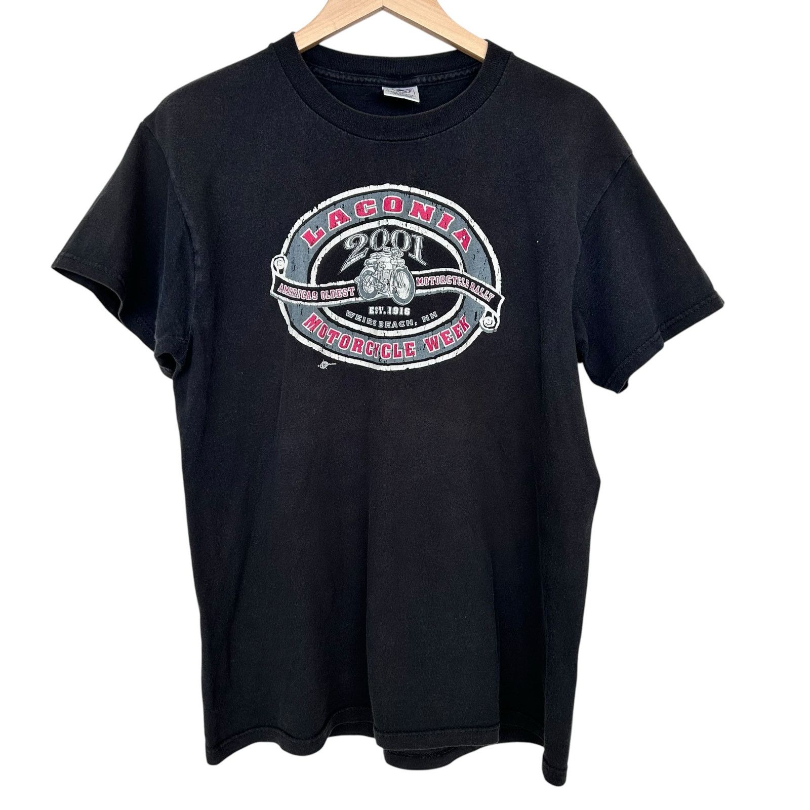 Vintage Vintage Laconia 2001 Weirs Beach NH Motorcycle Week Shirt M Size US M / EU 48-50 / 2 - 1 Thumbnail