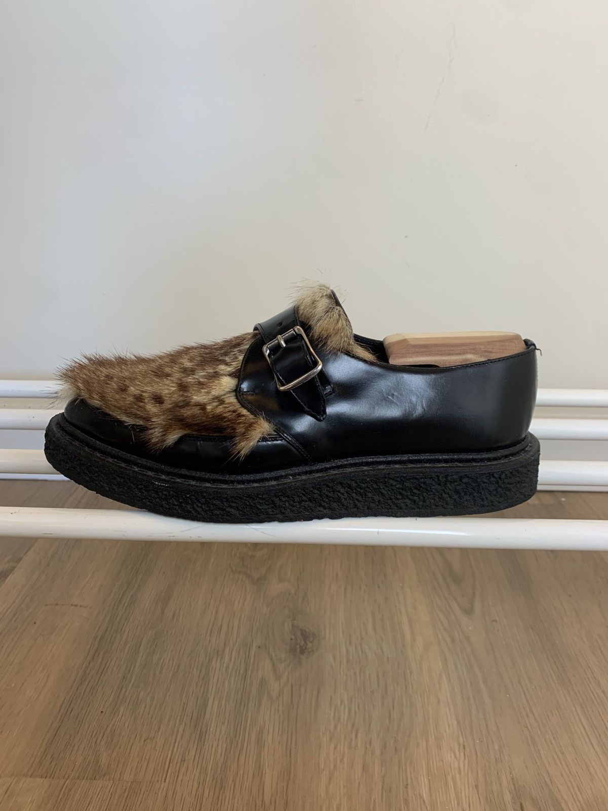 Hedi Slimane × Saint Laurent Paris Saint Laurent Paris AW14 Fur Monk Strap Creepers Size US 6.5 / EU 39-40 - 5 Thumbnail