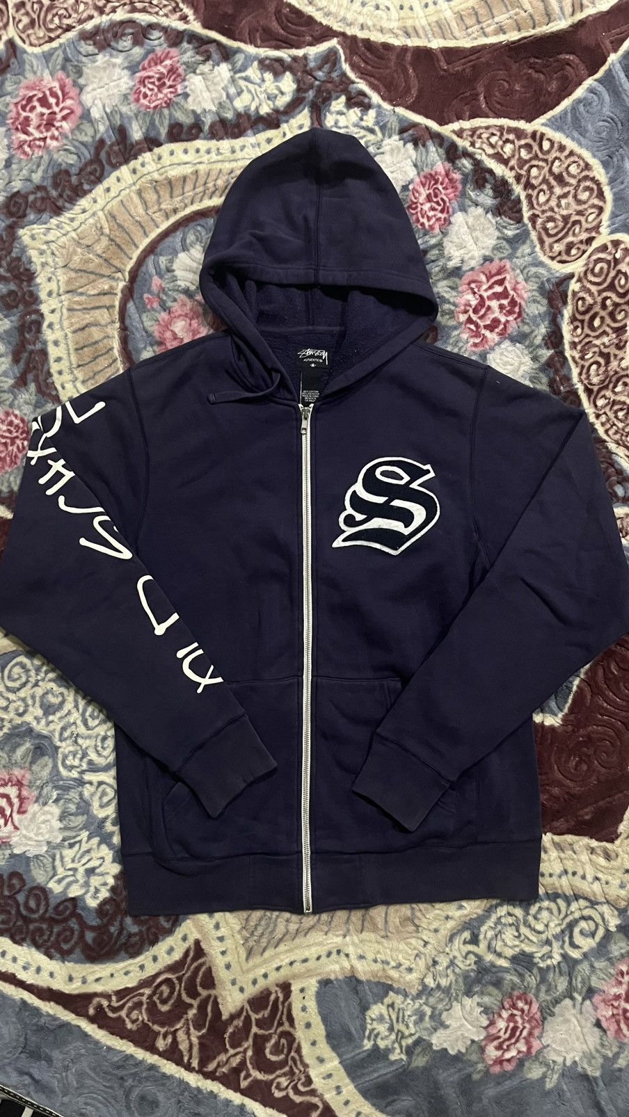 Stussy Stussy Old School Hoodie Zipper Size US M / EU 48-50 / 2 - 1 Thumbnail