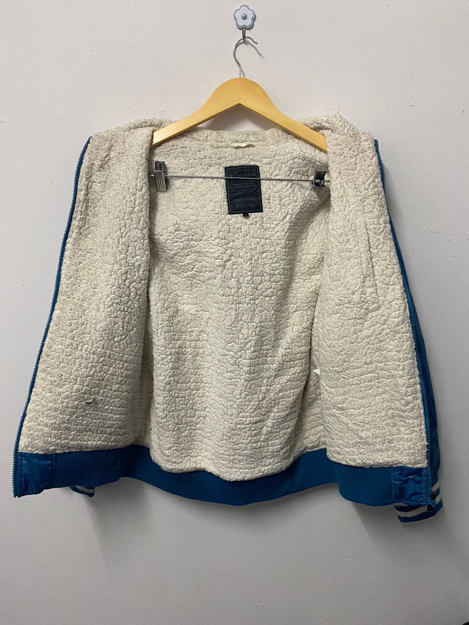 Converse Vintage Converse Hooded Sherpa Jacket Size US M / EU 48-50 / 2 - 3 Thumbnail