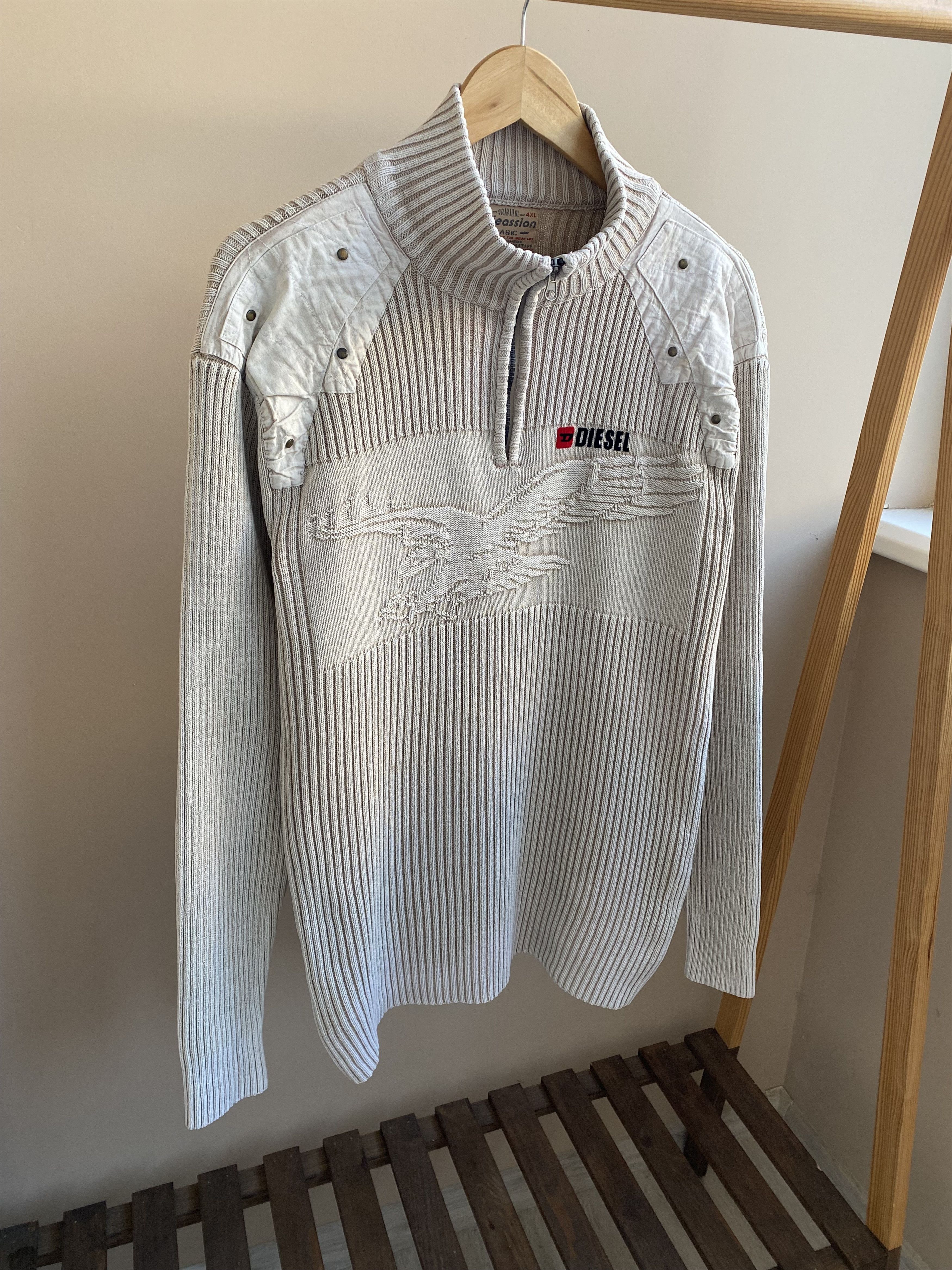 Hysteric Glamour × If Six Was Nine Very rare vintage y2k eagle avant-garde Diesel style sweater Size US XXL / EU 58 / 5 - 3 Thumbnail