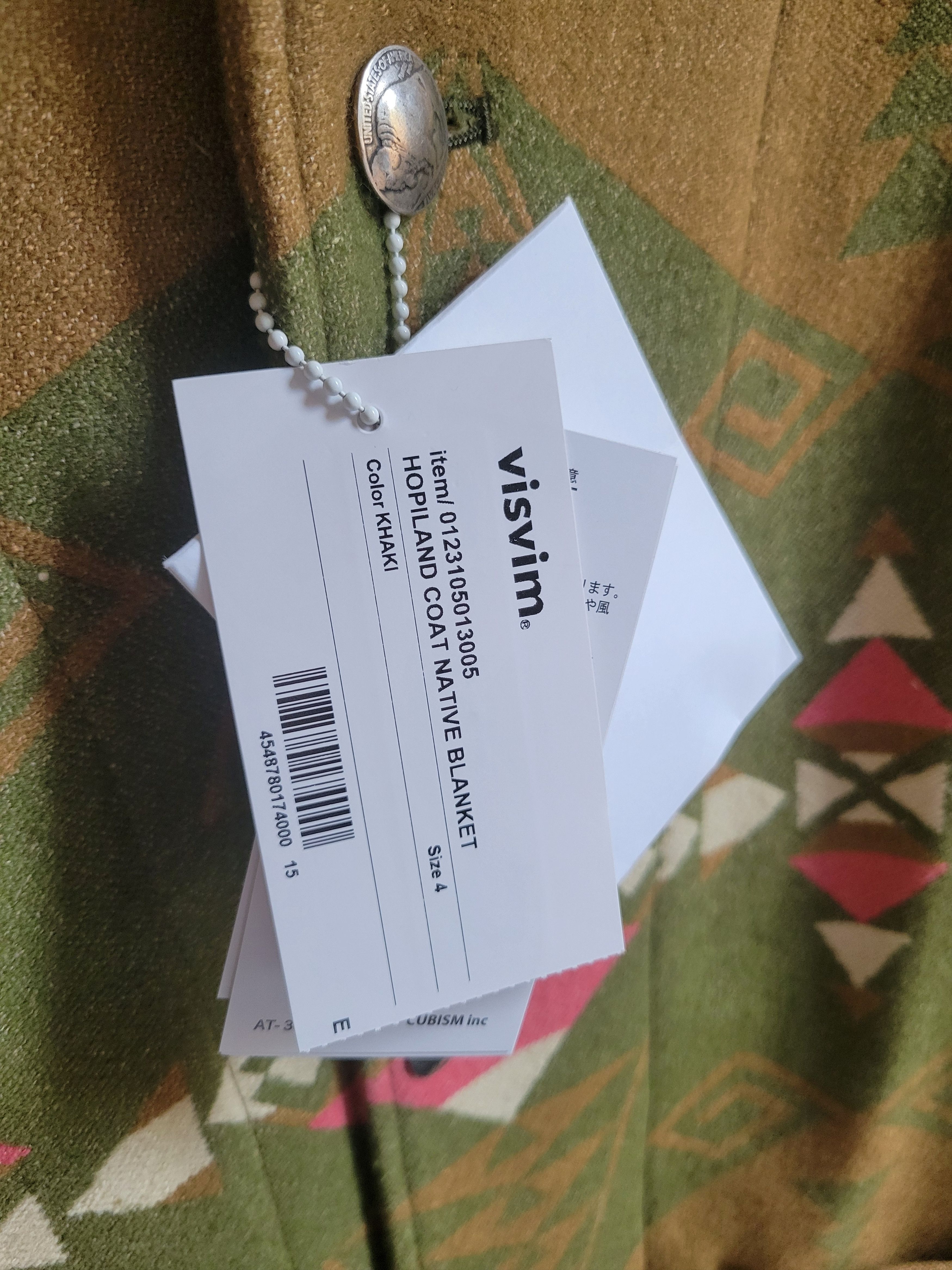 Visvim VISVIM HOPILAND COAT NATIVE BLANKET Size US XL / EU 56 / 4 - 8 Thumbnail