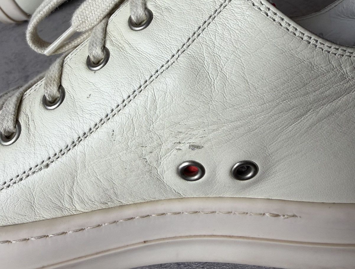 Rick Owens RICK OWENS - RAMONES TRIPLE MILK LOW TOP Size US 10 / EU 43 - 13 Thumbnail