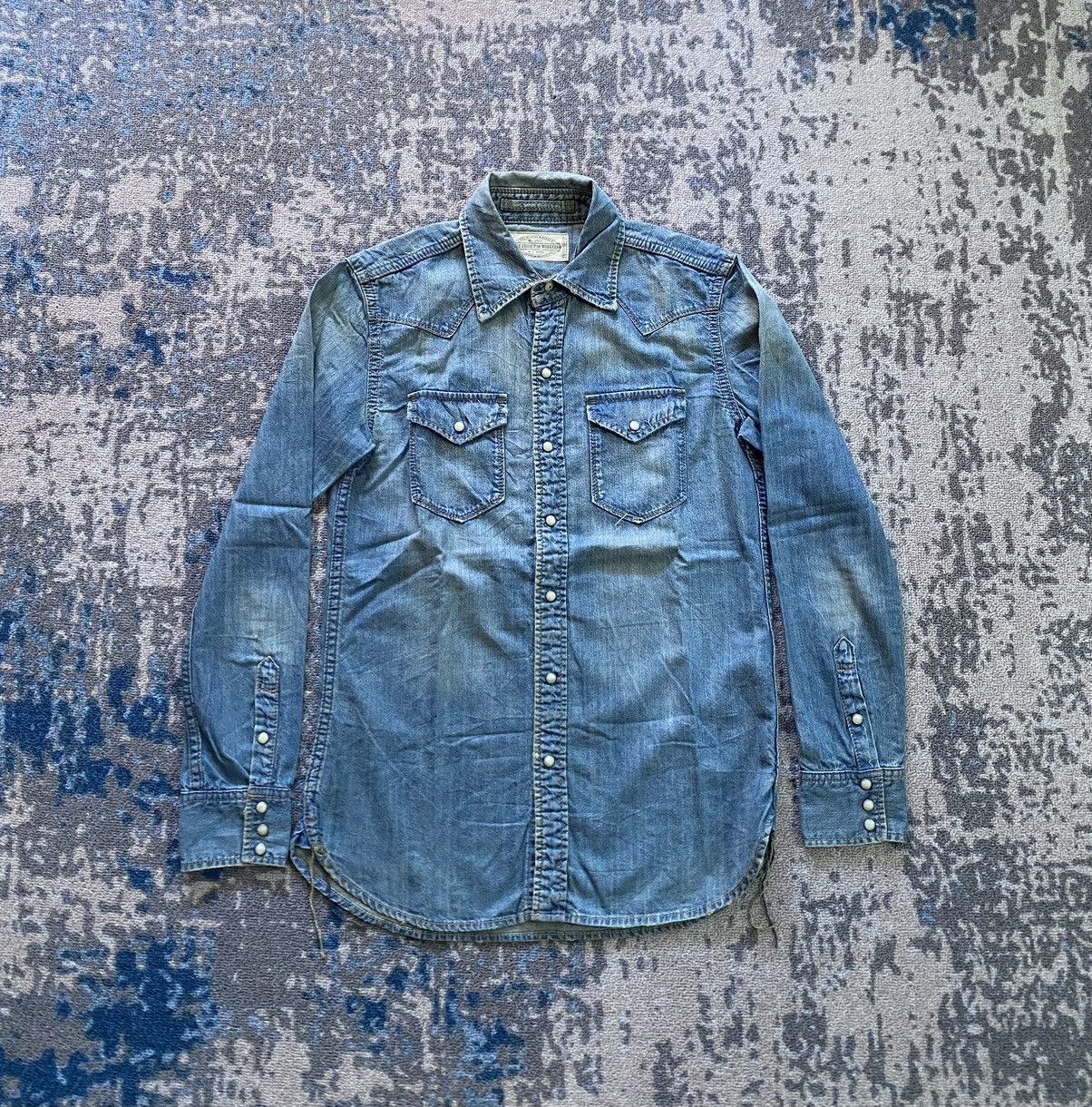 Beauty Beast × If Six Was Nine × Japanese Brand Japanes GOA Denim Shirt Size US S / EU 44-46 / 1 - 1 Thumbnail