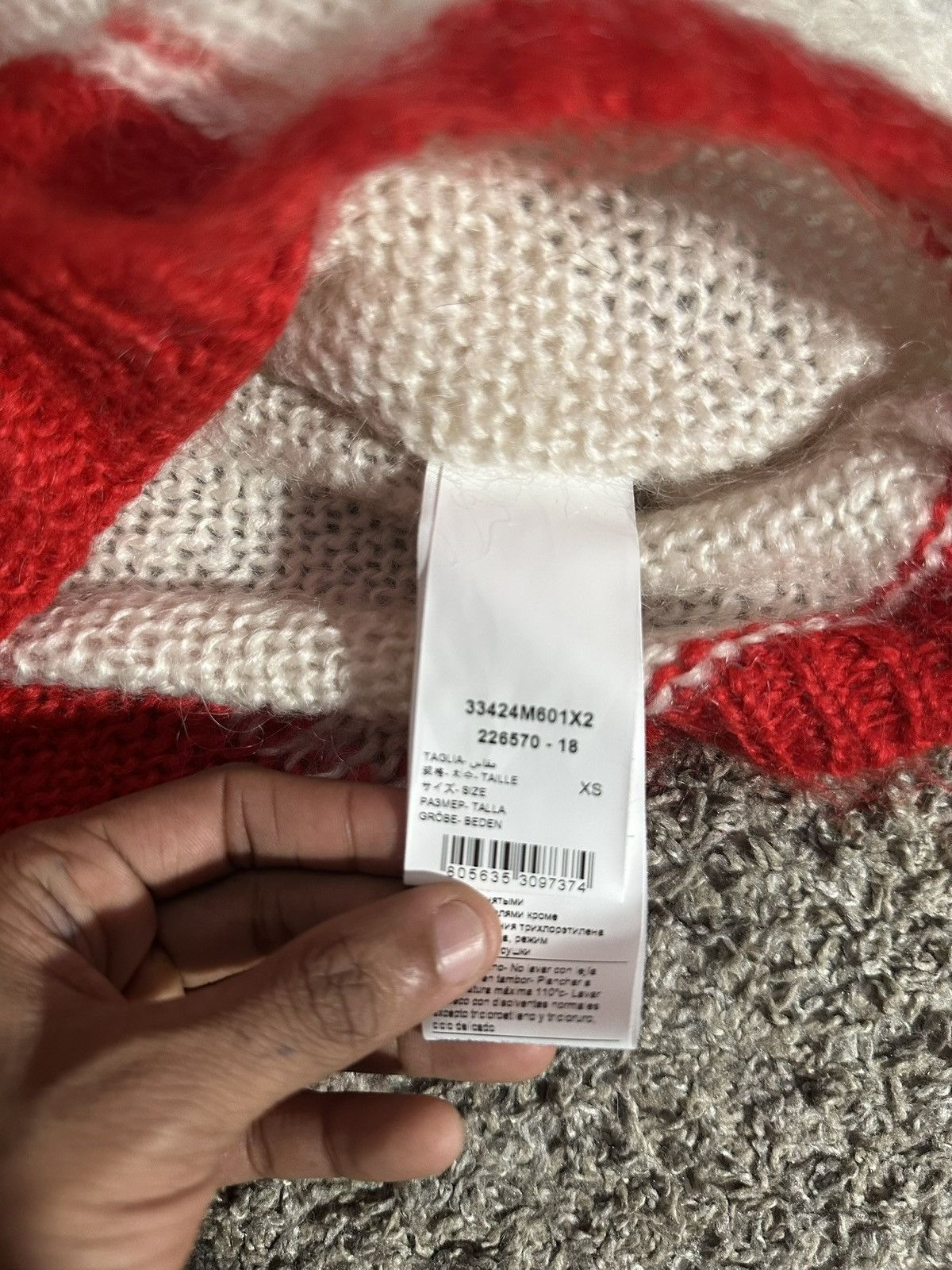 424 424 Red Mohair Sweater Size US XS / EU 42 / 0 - 3 Thumbnail