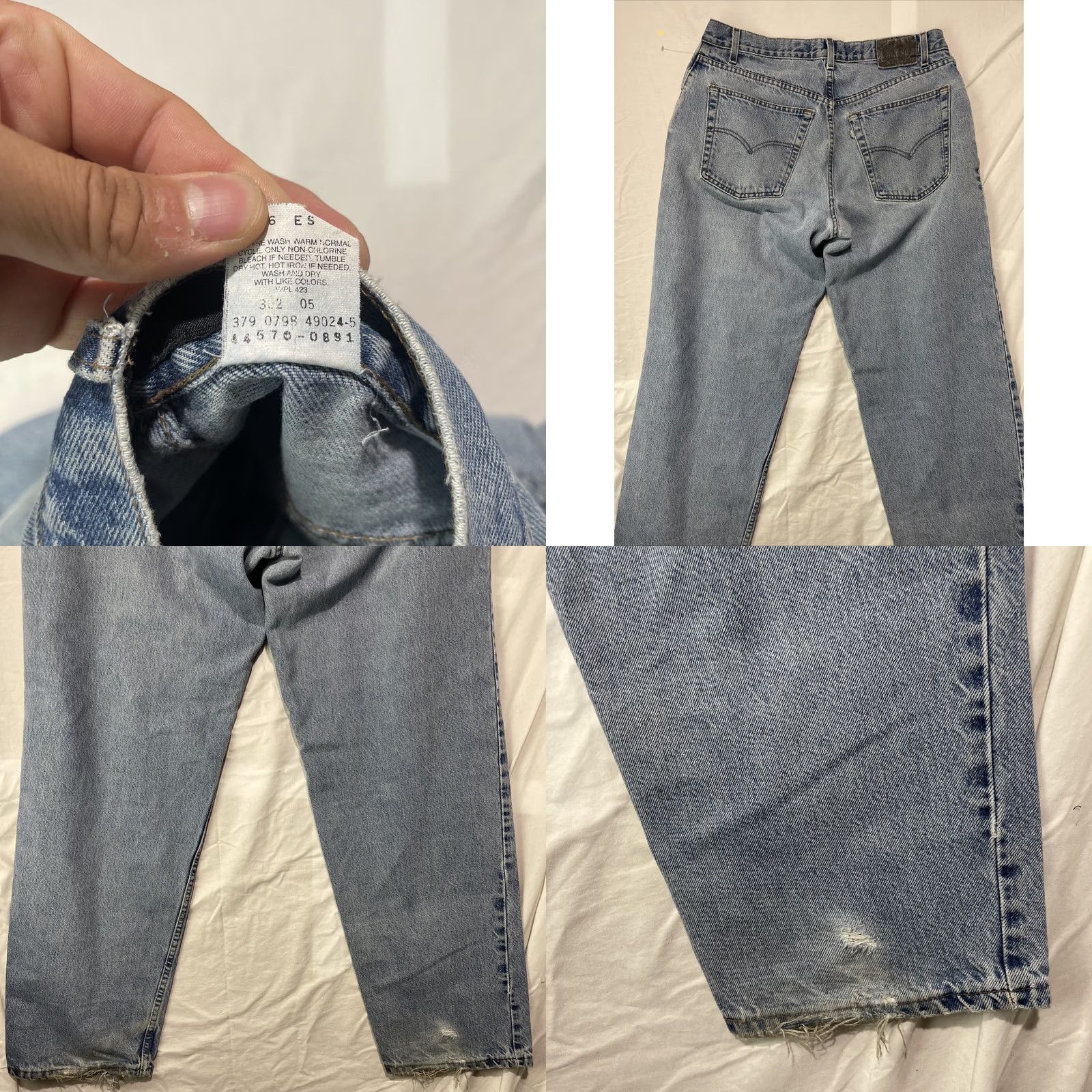 Vintage VINTAGE Levis SilverTab Jeans Mens 34x34 Baggy Skater Grunge 90s USA Size US 34 / EU 50 - 8 Thumbnail