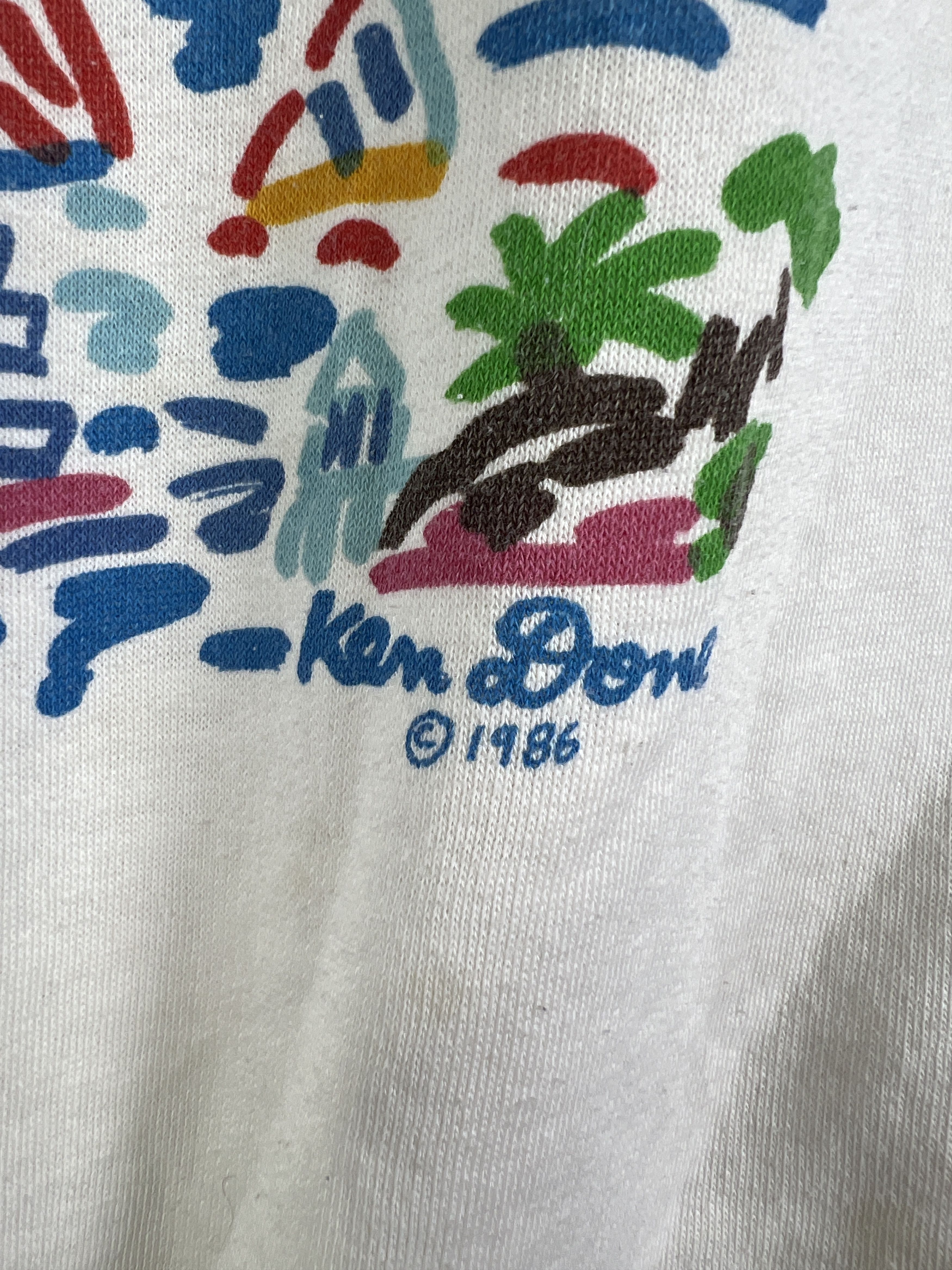 Man Made In Australia × Vintage No.4885 VTG 90s Sydney Souvenir Art Graphic Sweatshirt (L) Size US L / EU 52-54 / 3 - 5 Thumbnail