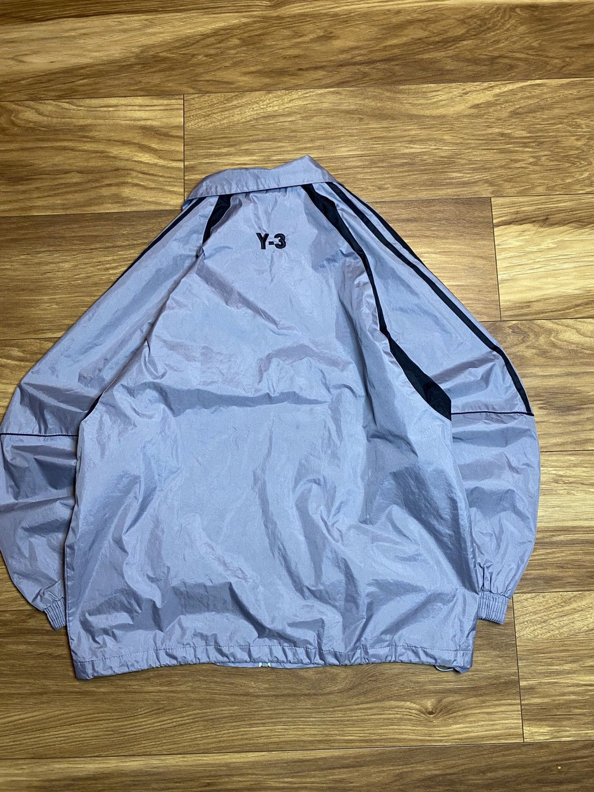 Yohji Yamamoto Vinatage Y-3 Adidas Nylon Track Jacket Y2 Japanese Style Size US M / EU 48-50 / 2 - 5 Thumbnail