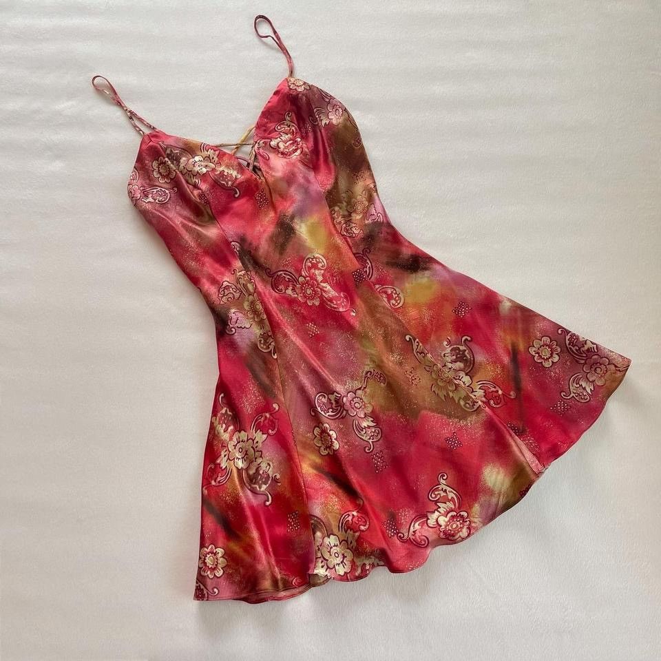 Vintage Vintage VS Silk Mini Dress (XS-S) Size S / US 4 / IT 40 - 1 Thumbnail