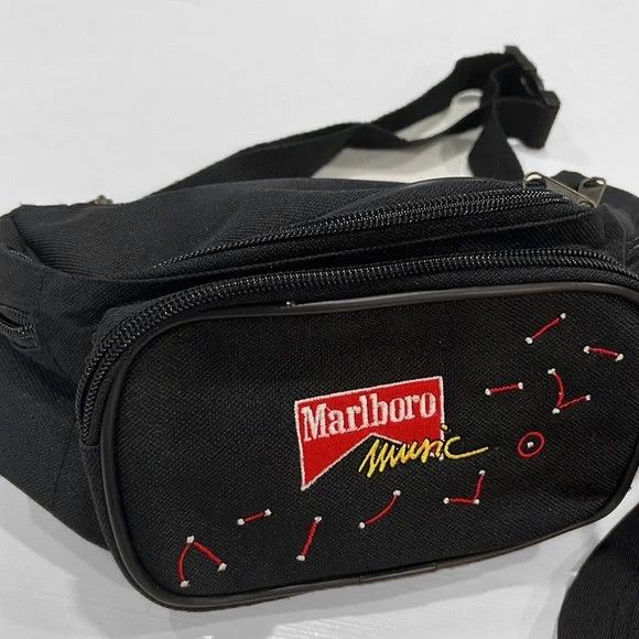 Marlboro Classics × Vintage Vintage Marlboro Waist Bag bannana bag music Size ONE SIZE - 1 Thumbnail