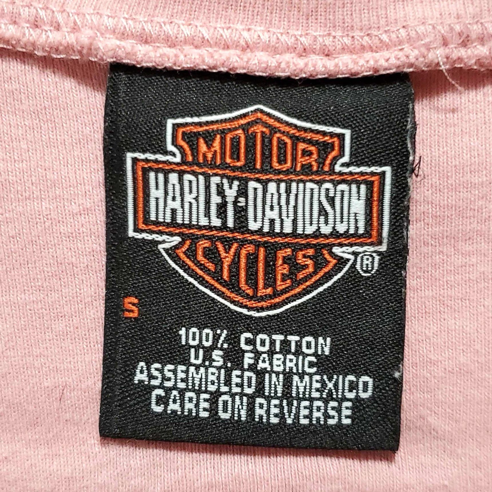 Harley Davidson Harley-Davidson Tank Top Womens Pink Stars S Small, New Orleans, Regular, Tank, Shirt, Harley-Davidson, Women, Pink, Stars, Biker Size S / US 4 / IT 40 - 2 Thumbnail