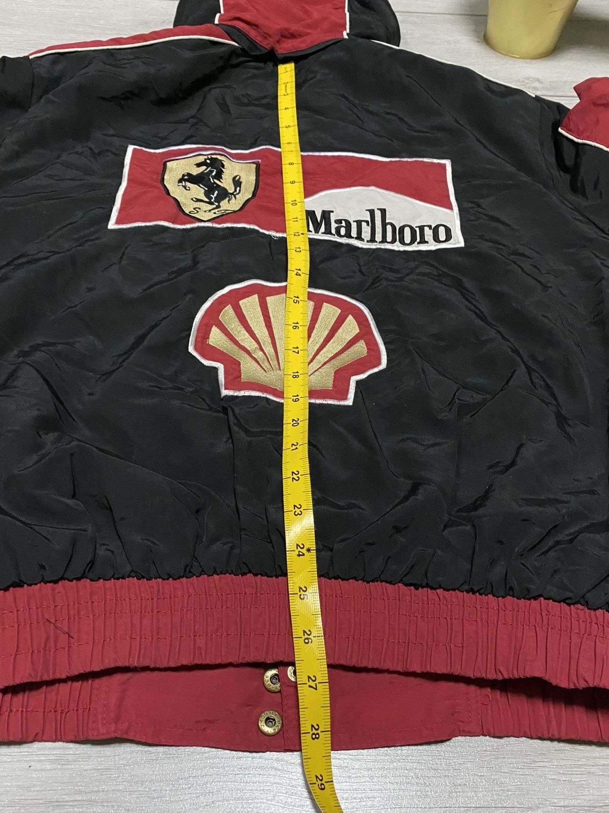 Marlboro Marlboro Ferrari vintage racing bomber shell jacket Size US XL / EU 56 / 4 - 6 Thumbnail