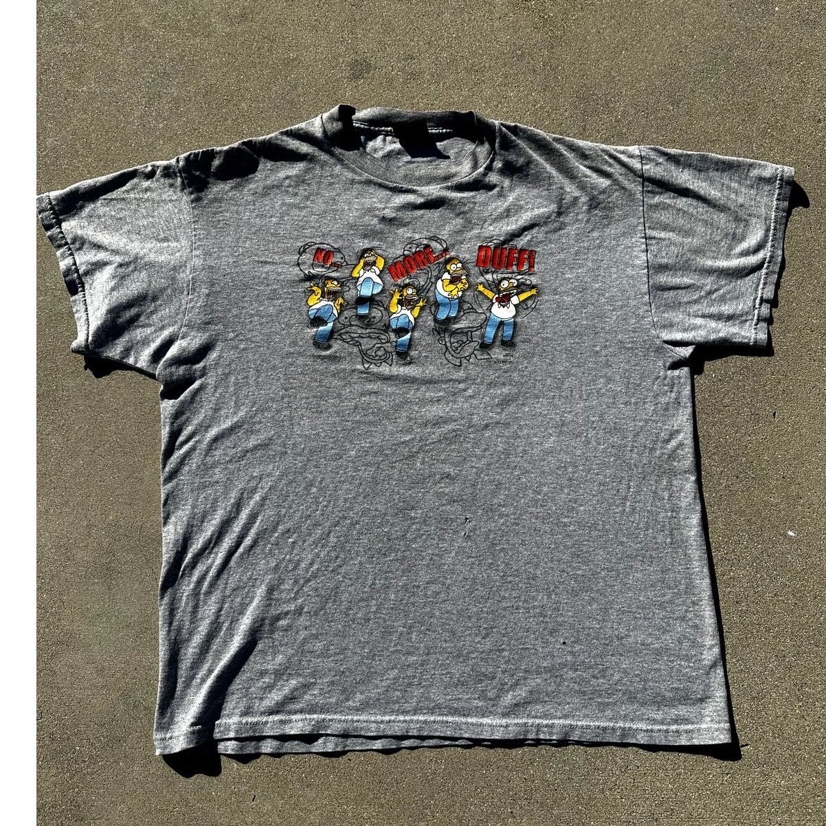 The Simpsons 2000s Simpsons Homer No More Duff Drink Tee Shirt Size US L / EU 52-54 / 3 - 3 Thumbnail