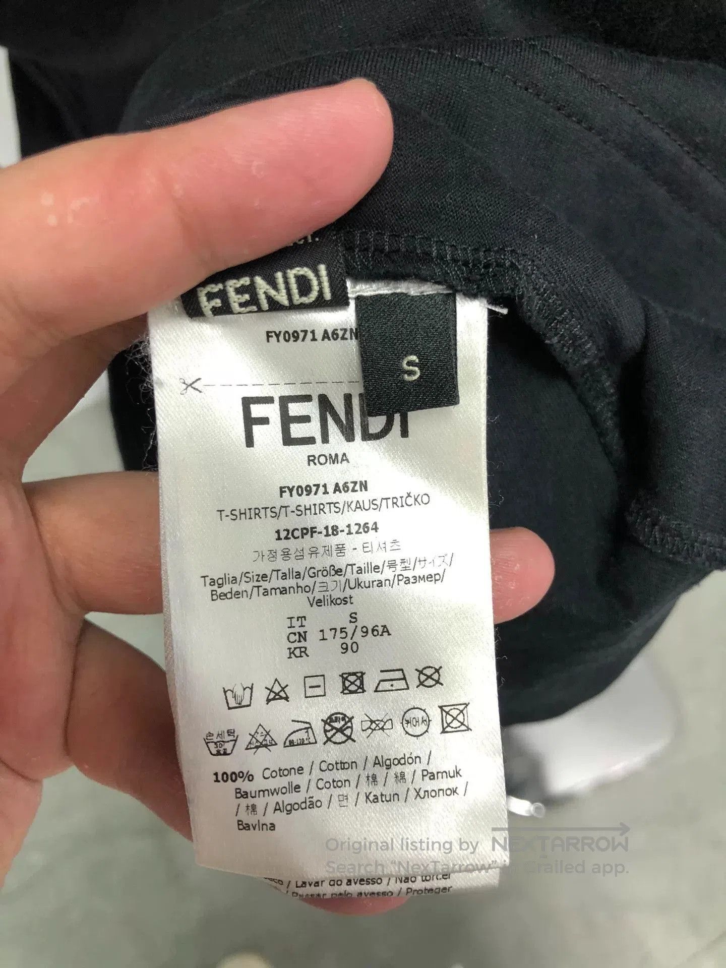 Fendi Fendi Graffiti Heart Print Black Sweatshirt. Size S / US 4 / IT 40 - 4 Thumbnail
