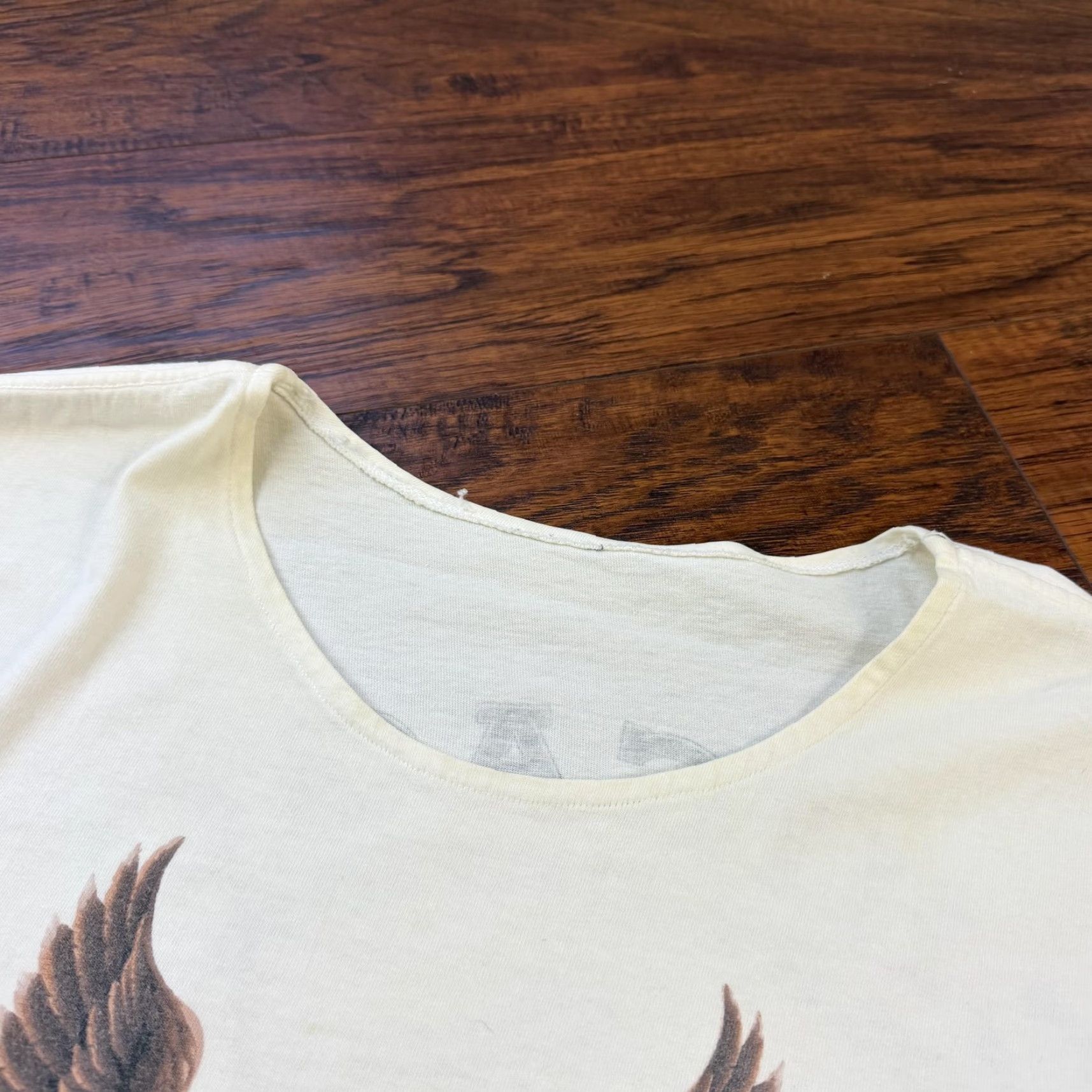 Harley Davidson VINTAGE Harley-Davidson Shirt Mens XL White Eagle Born To Ride 2001 Chicago IL Size US XL / EU 56 / 4 - 5 Thumbnail