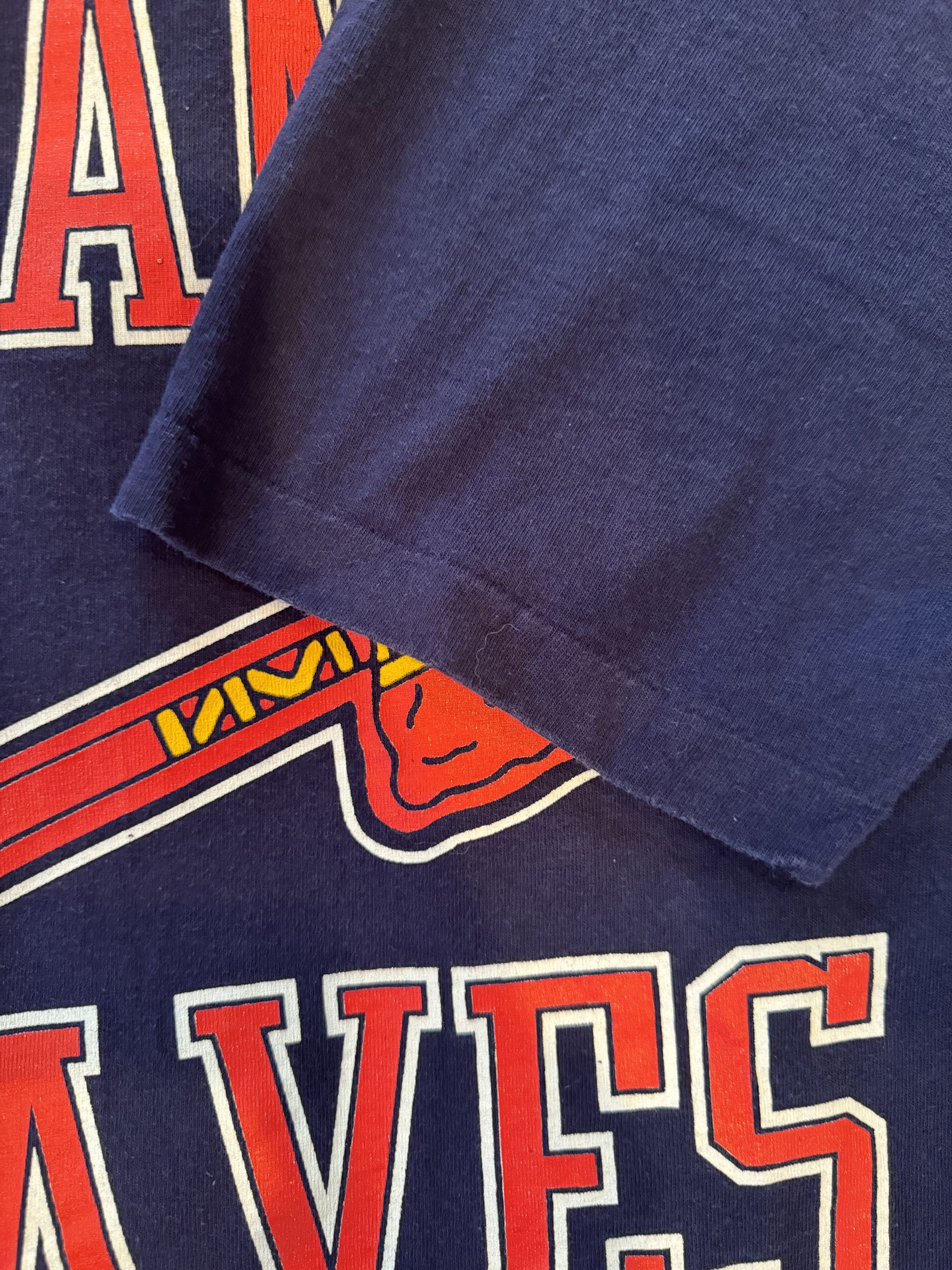 Logo 7 × MLB × Vintage 1989 Atlanta Braves MLB T-shirt Size US XL / EU 56 / 4 - 6 Thumbnail