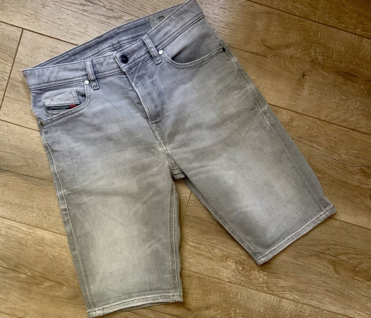 Diesel Diesel Thoshort Slim Gray Denim Shorts.W28 Size US 28 / EU 44 - 3 Thumbnail