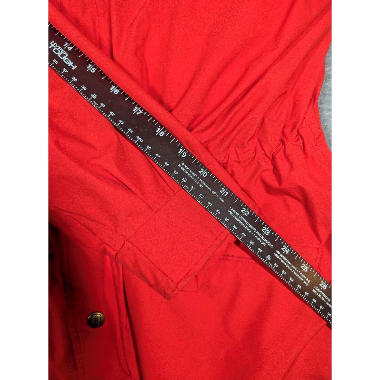 Lands' End VINTAGE Lands' End Parka Coat Mens M Red Gore-Tex Lined Wool Insulated Zip Pockets Size US M / EU 48-50 / 2 - 4 Thumbnail