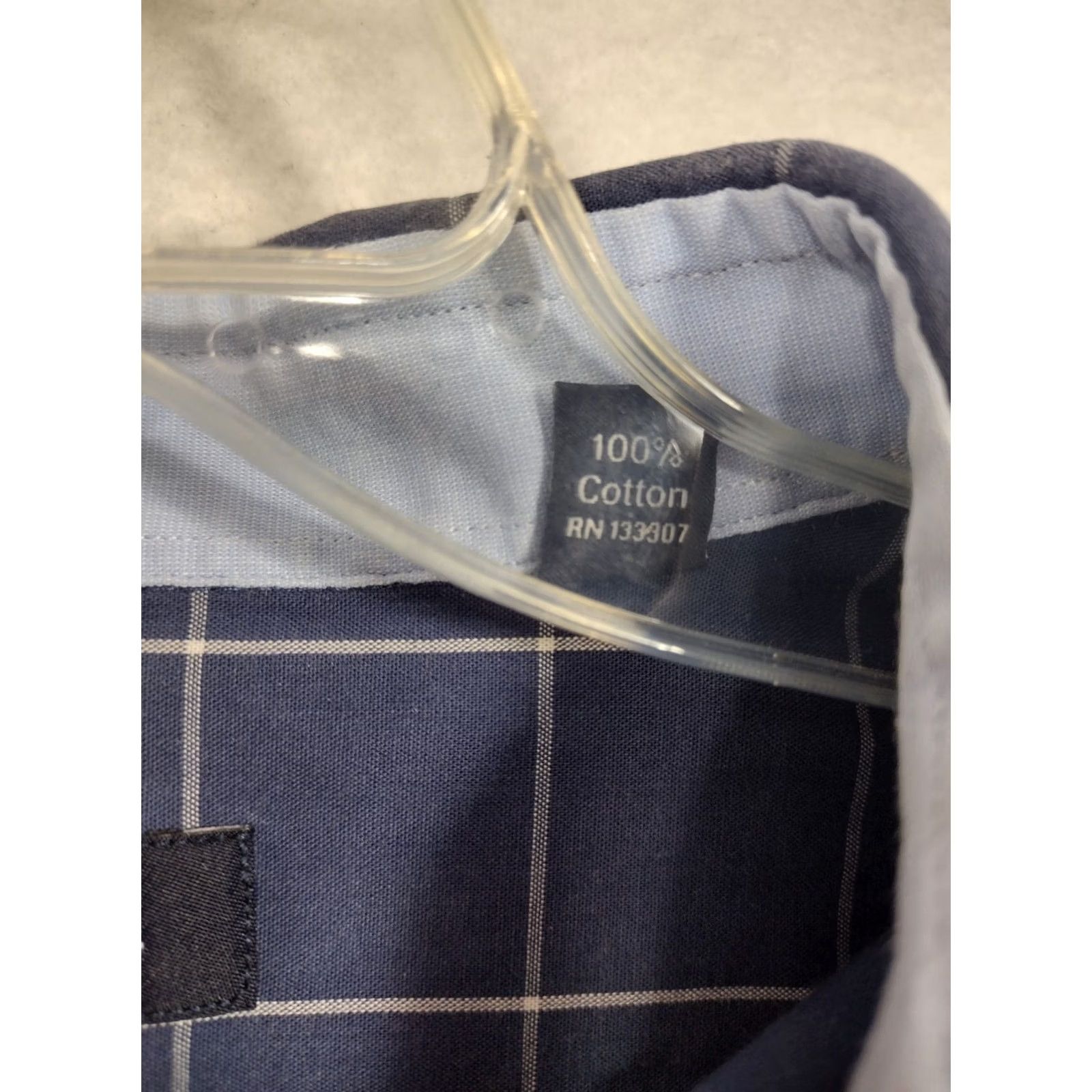 Nautica Nautica Shirt Mens Medium 15.5 34/35 Blue White Button Up Long Sleeve Casual Size US L / EU 52-54 / 3 - 3 Thumbnail
