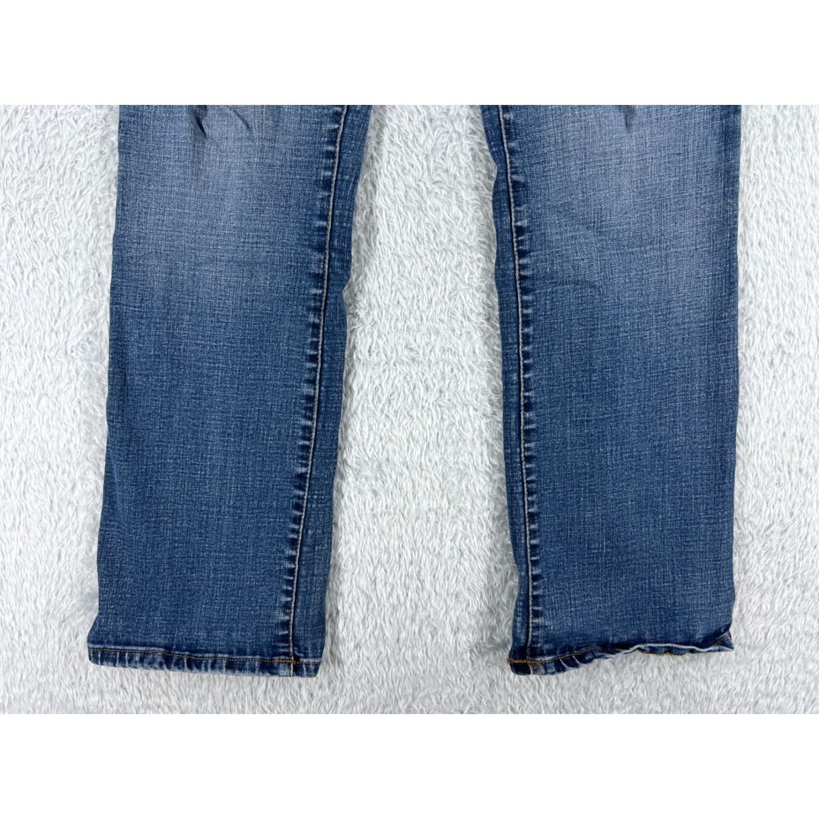 Lee Lee Jeans Womens 26x28 Blue Denim Bootcut Mid Rise Cotton Blend Size 26" / US 2 / IT 38 - 2 Thumbnail