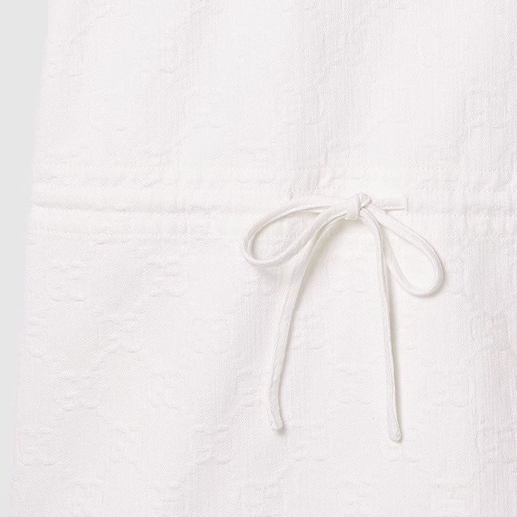 Gucci o1la5ras0526 GG Jacquard Denim Dress in White Size M / US 6-8 / IT 42-44 - 6 Thumbnail