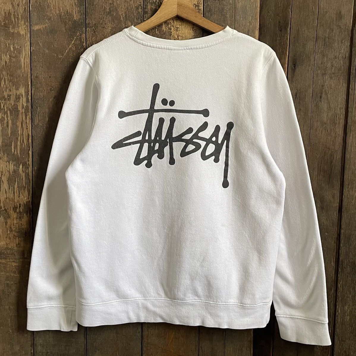Stussy Stussy Big Logo Crewneck Sweatshirt Size US S / EU 44-46 / 1 - 1 Thumbnail