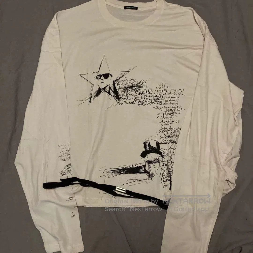 Ann Demeulemeester Last Ann Demeulemeester Sketchbook Off-White T