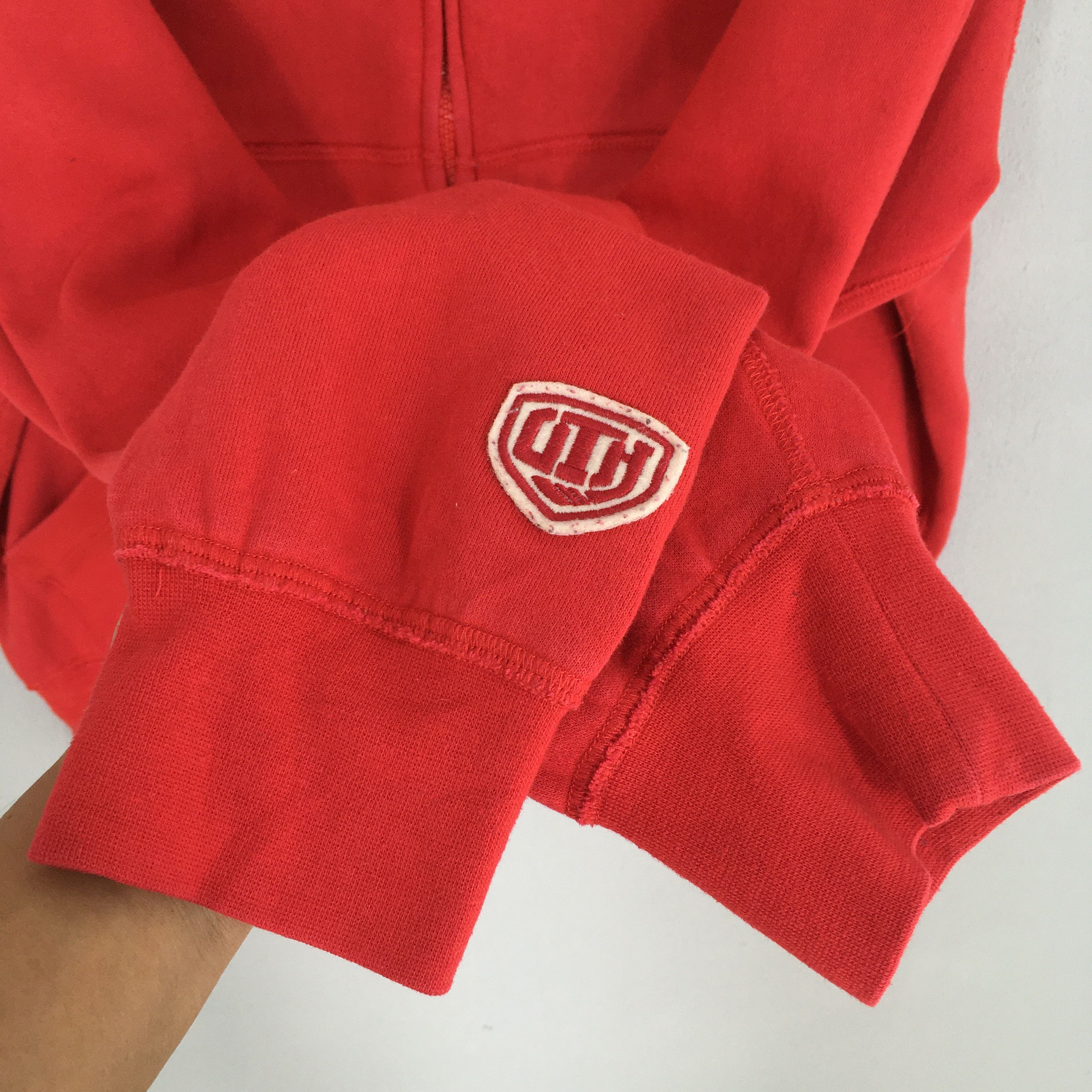 NHL × Red Wing × Vintage Vintage Detroit Red Wings NHL Zipper Hoodies Large Size US L / EU 52-54 / 3 - 4 Thumbnail