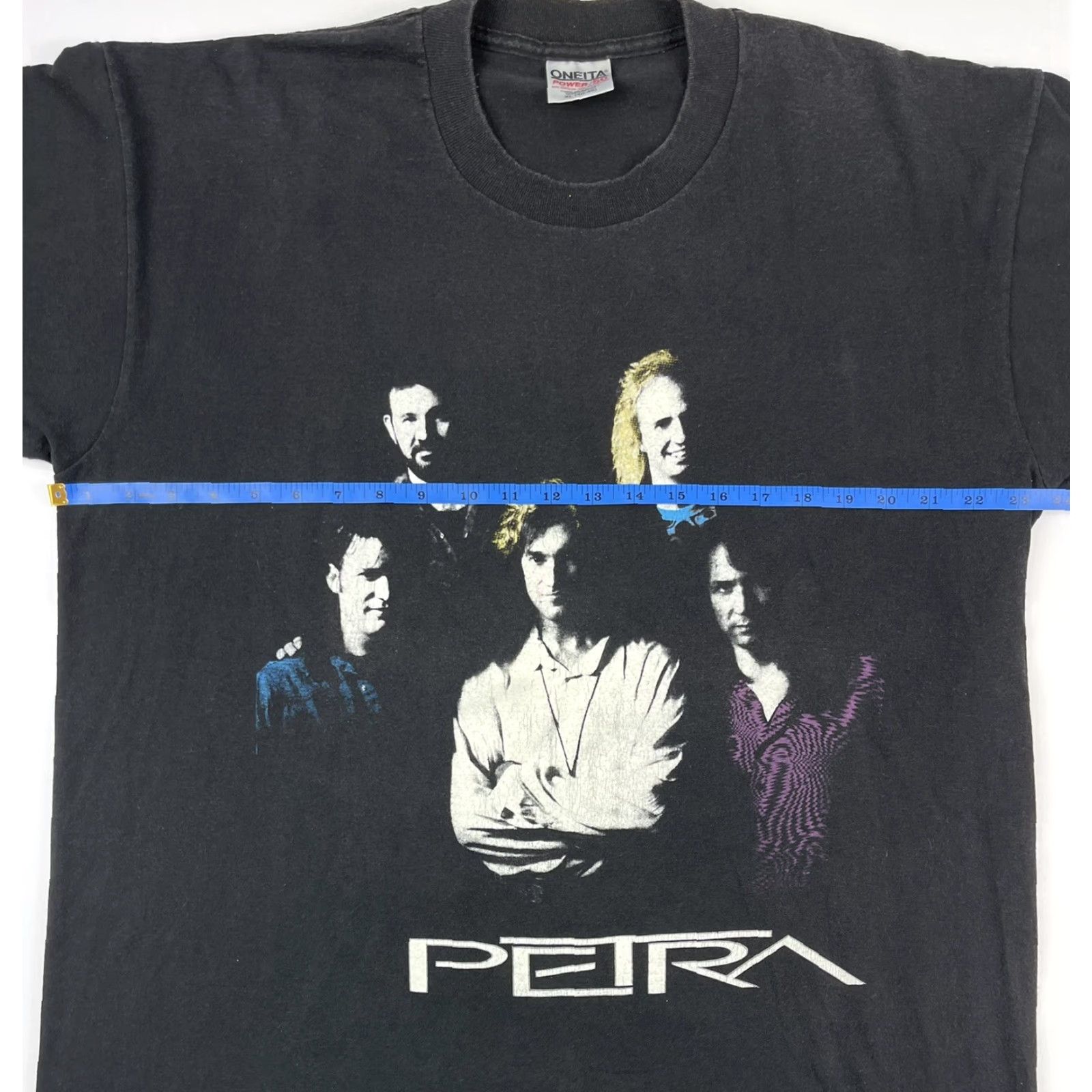 Vintage VINTAGE Petra Unseen Power World Tour T-Shirt XL Black 1990s Graphic Tee Unisex Rock 90s USA Band USA Size US XL / EU 56 / 4 - 6 Thumbnail