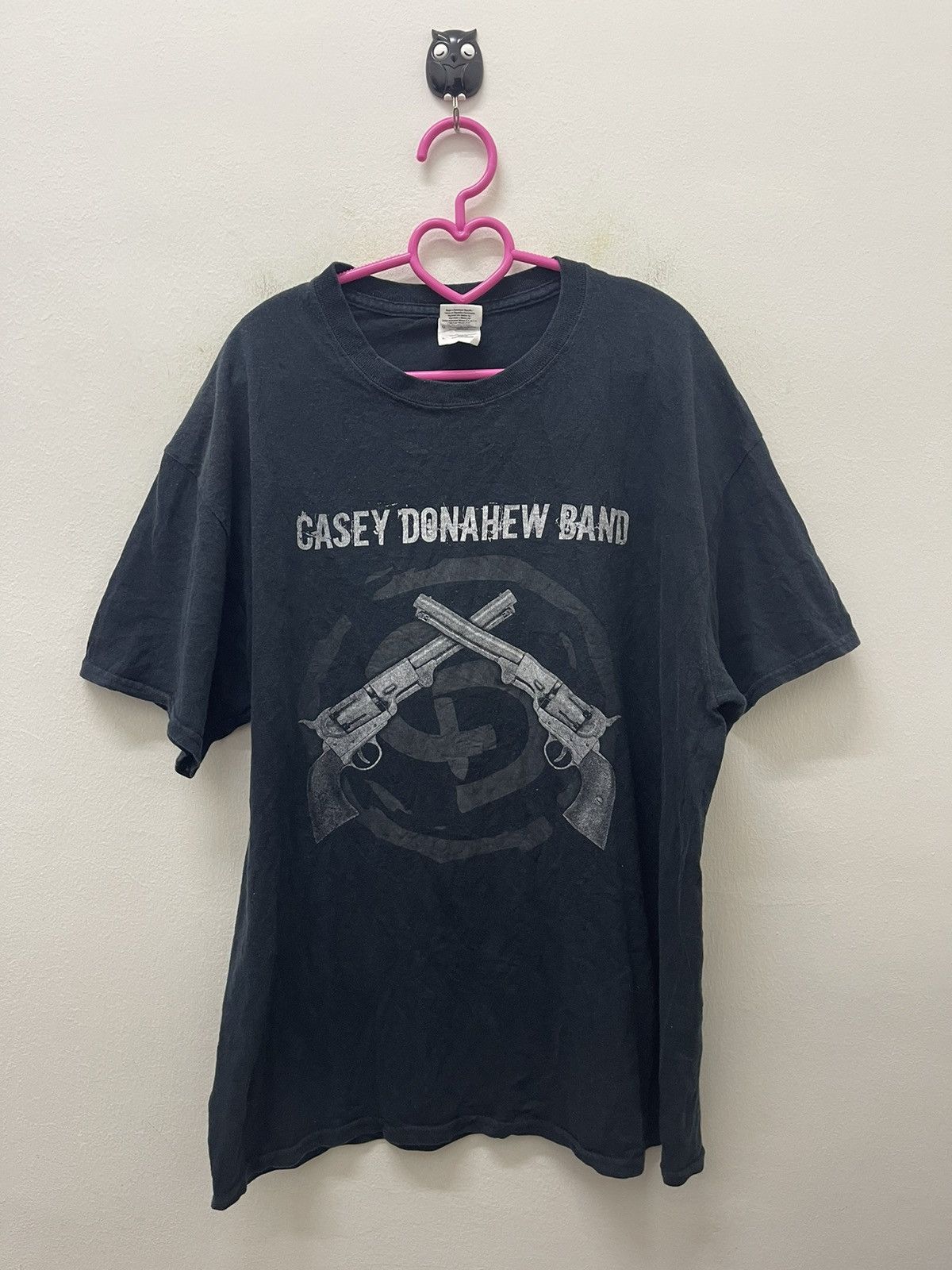 image of Band Tees x Rock T Shirt Vintage Casey Donahew Band Tee in Black, Men's (Size Large)