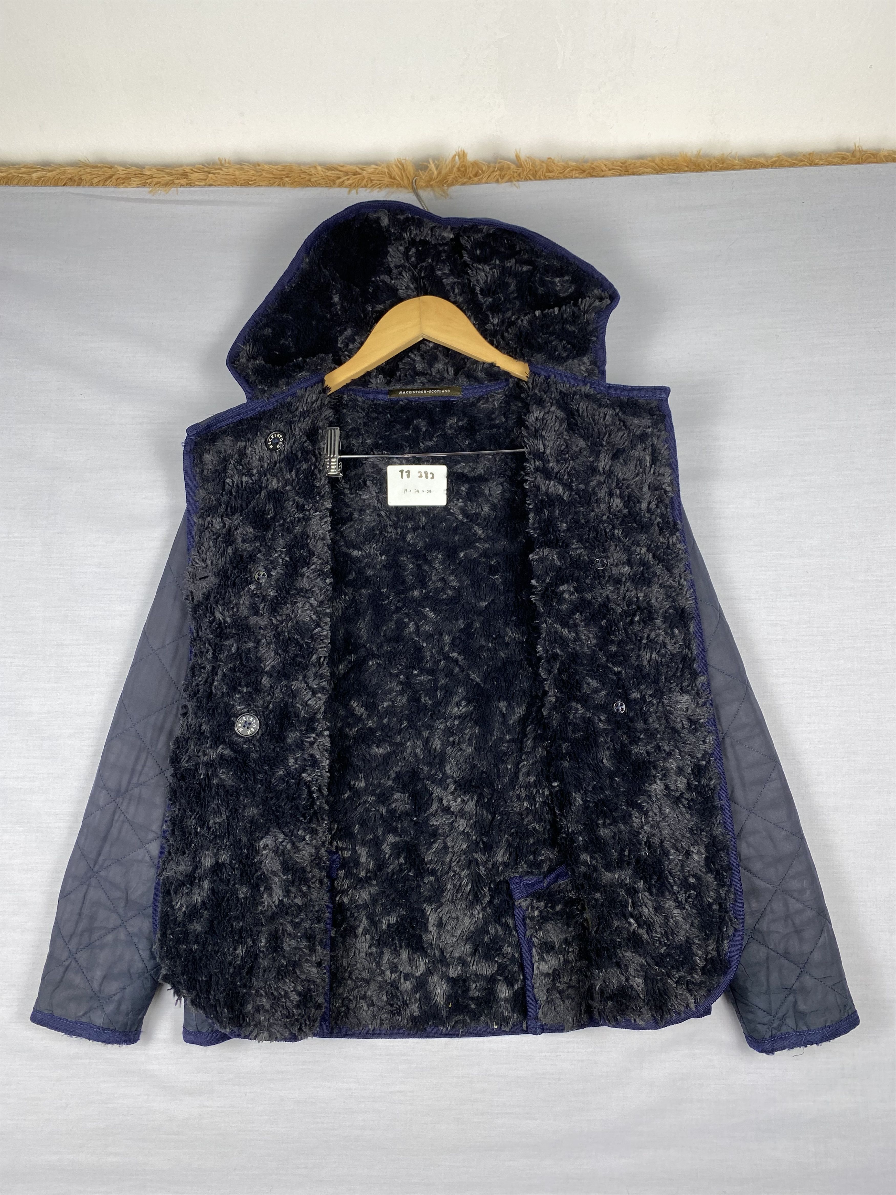 Mackintosh Vintage MACKINTOSH Sherpa Lining Button Up Quilted Jacket Size US S / EU 44-46 / 1 - 4 Thumbnail