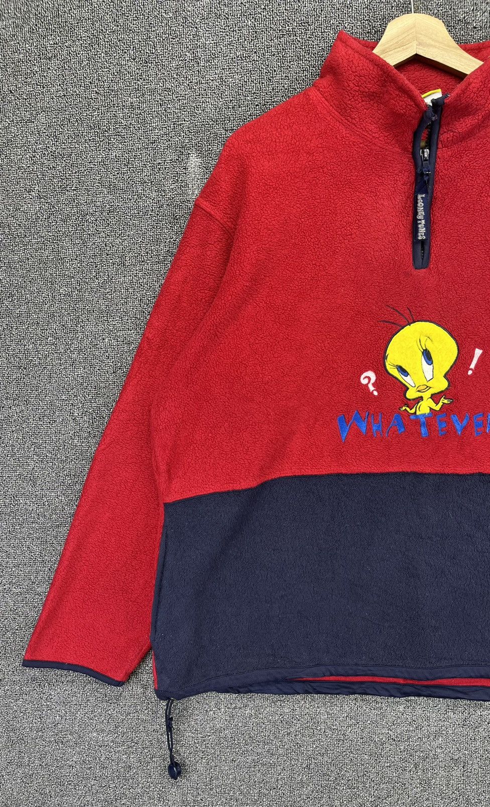 Vintage Vintage Tweety Warner Bros Fleece Hoodie Sweatshirts Size XL / US 12-14 / IT 48-50 - 3 Thumbnail
