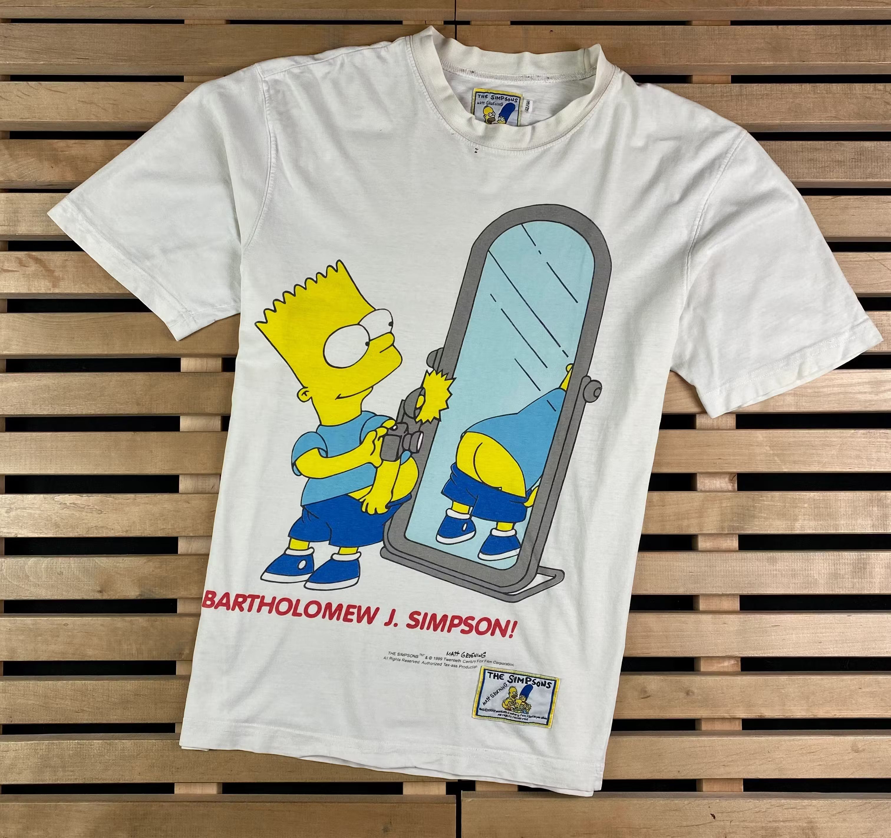 The Simpsons Vintage T Shirt The Simspons 1999 Bart Humor Size M Size US M / EU 48-50 / 2 - 1 Thumbnail