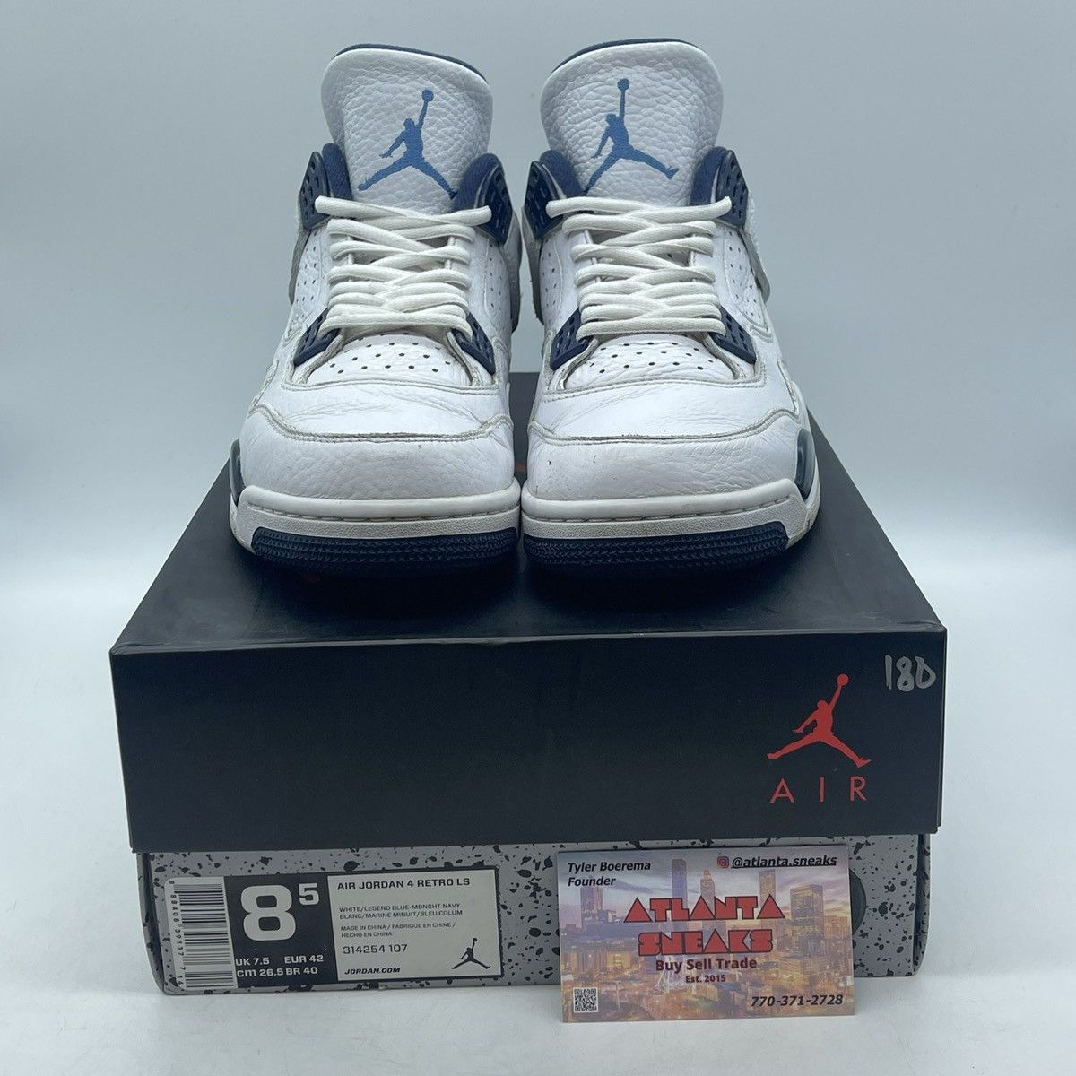 Jordan Brand Air Jordan 4 Columbia Size US 8.5 / EU 41-42 - 2 Thumbnail
